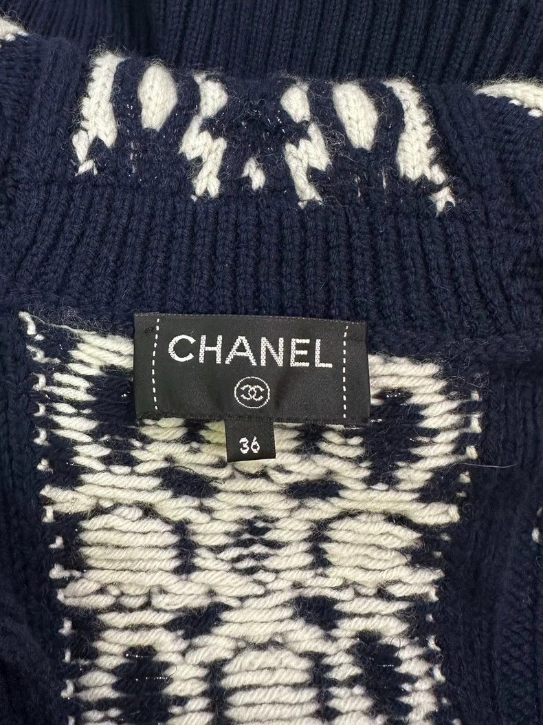 Chanel Chanel Hamburger series Wang Yibo's same knitted jacket Size XS / US 0-2 / IT 36-38 - 7 Thumbnail