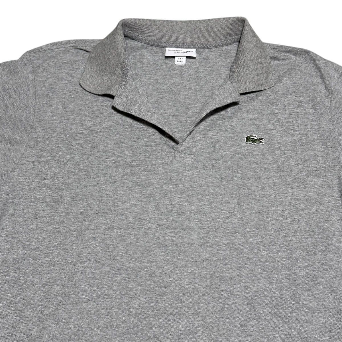 Lacoste Lacoste Regular Fit Cotton Blend Gray Polo Shirt Adult XL Size US XL / EU 56 / 4 - 2 Thumbnail