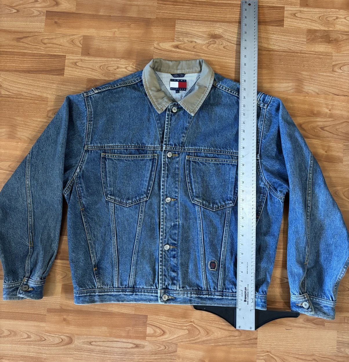 Tommy Hilfiger Tommy Hilfiger Sz L blue denim jacket Size US L / EU 52-54 / 3 - 2 Thumbnail