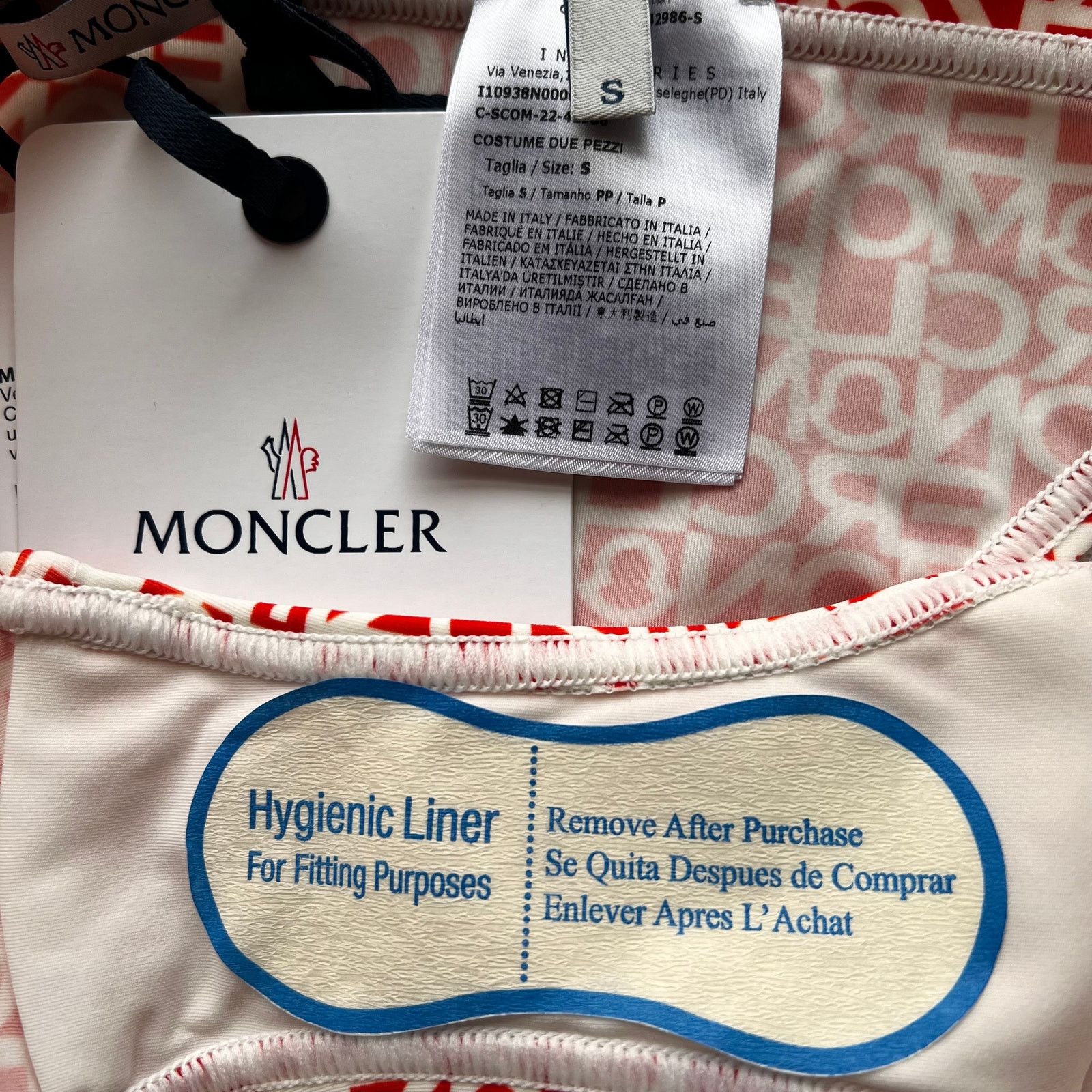 Moncler MONCLER Logo Print Bikini Set, Small Size ONE SIZE - 9 Thumbnail
