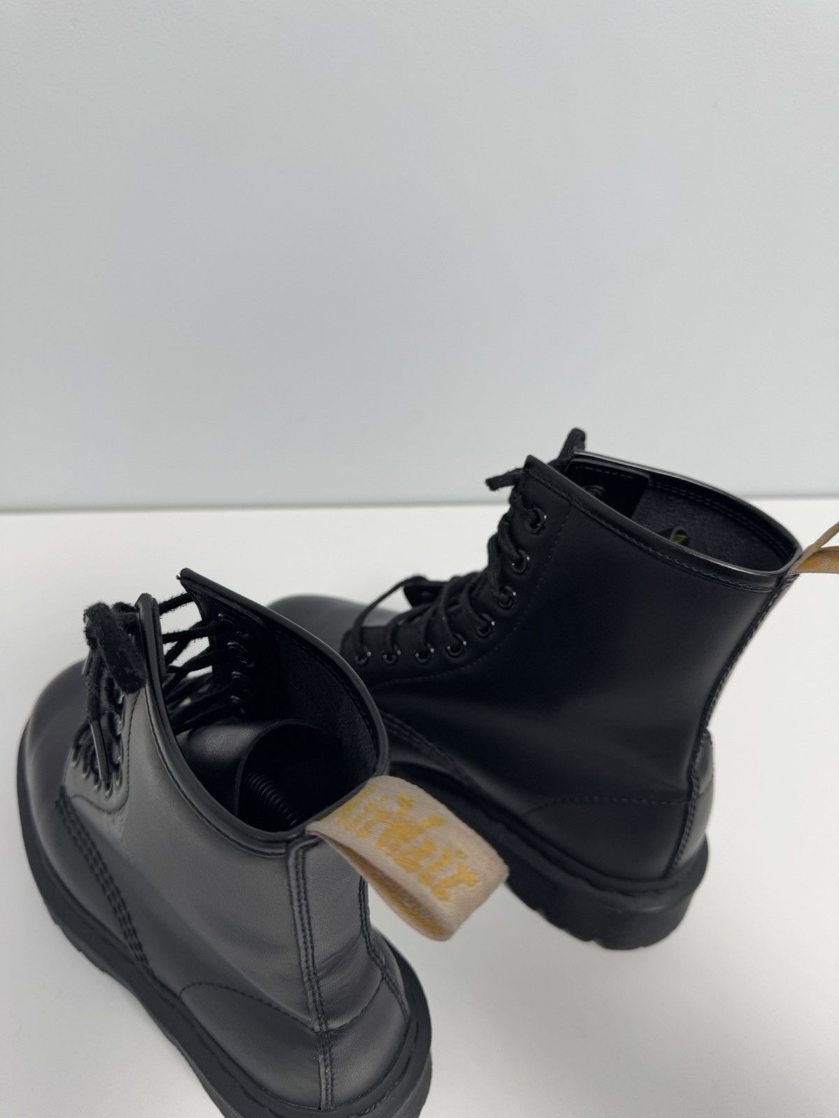 Dr. Martens Dr Martens AirWair Mono Vegan Leather 27032 Lace Boots EU-37 Size US 7 / IT 37 - 10 Thumbnail