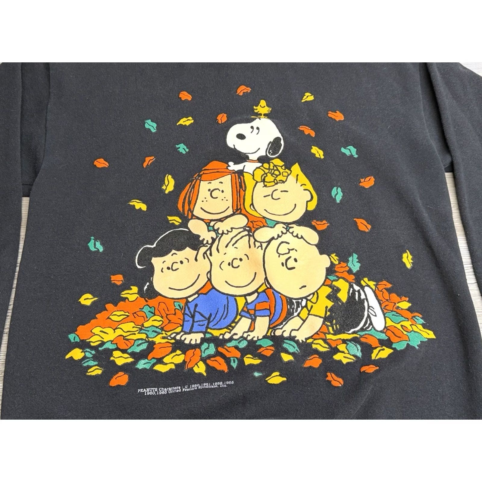 Peanuts Vintage Peanuts Snoopy Charlie Brown Sweatshirt Black L Pullover Crew Neck Unisex Adults Fall Winter Spring Shirts Size L / US 10 / IT 46 - 3 Thumbnail