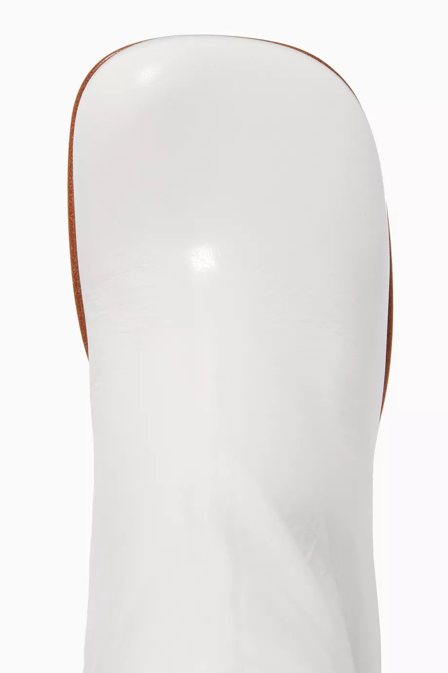 Bottega Veneta o1y0725 Leather Ankle Boots in White Size US 6 / IT 36 - 4 Thumbnail