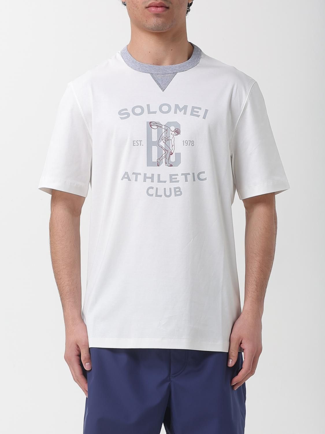 Brunello Cucinelli Brunello Cucinelli T-Shirt Men White Size US S / EU 44-46 / 1 - 1 Thumbnail