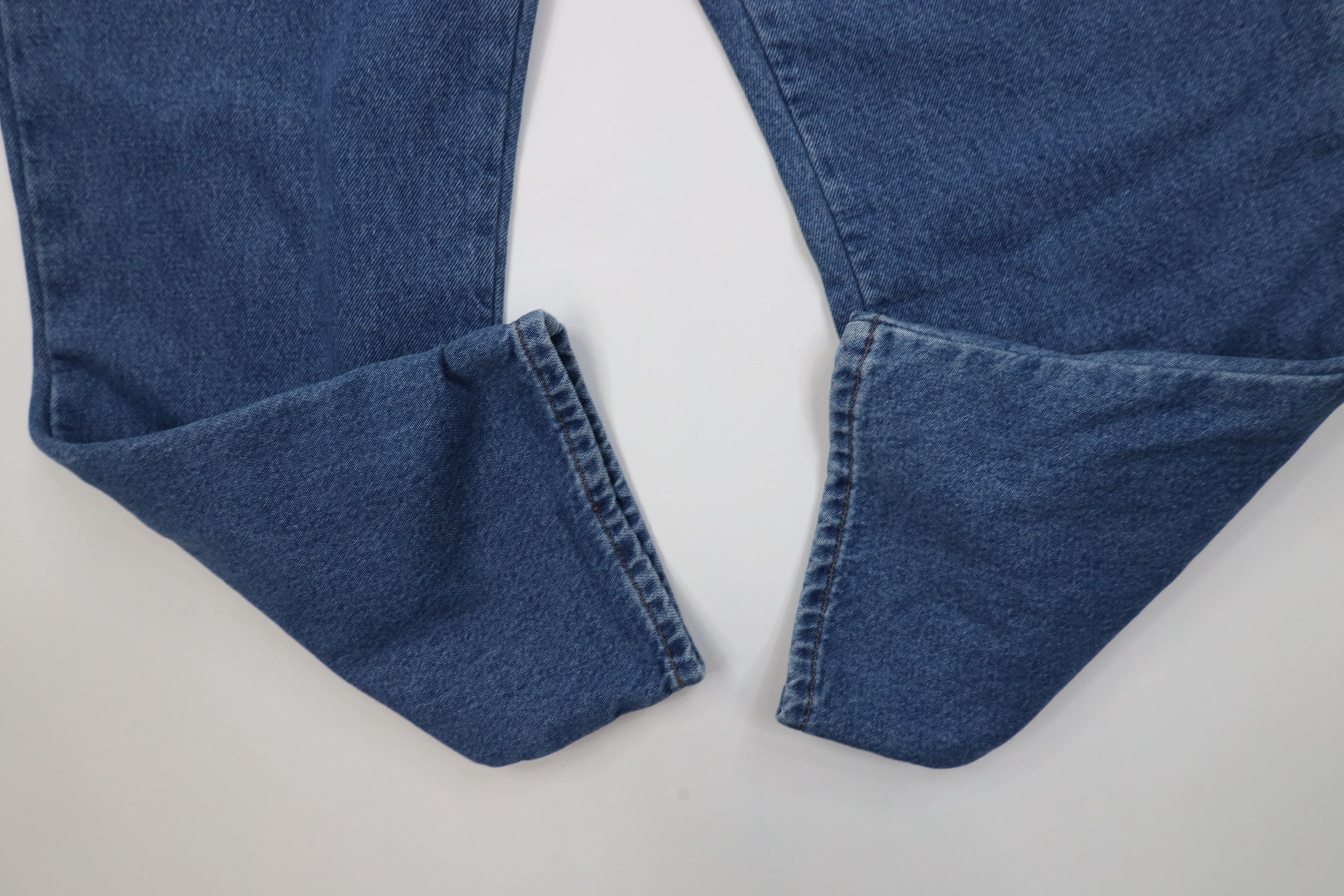 L.L. Bean Vintage 90s Y2K LL Bean Lined Straight Leg Jeans Blue Size US 36 / EU 52 - 6 Thumbnail