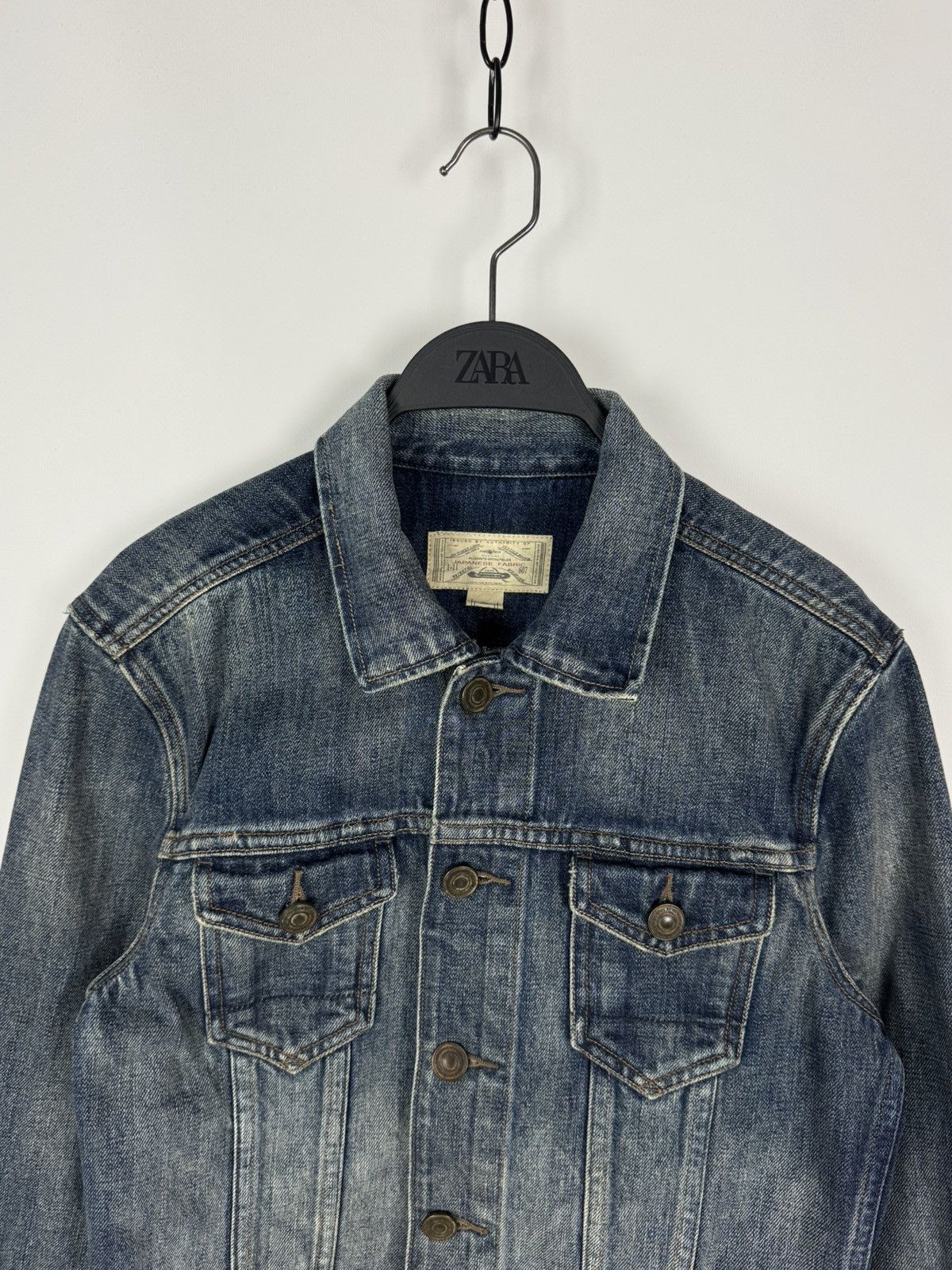 Allsaints AllSaints Japanese Fabric Bloomsbury Denim Selvage Jacket Size US S / EU 44-46 / 1 - 5 Thumbnail