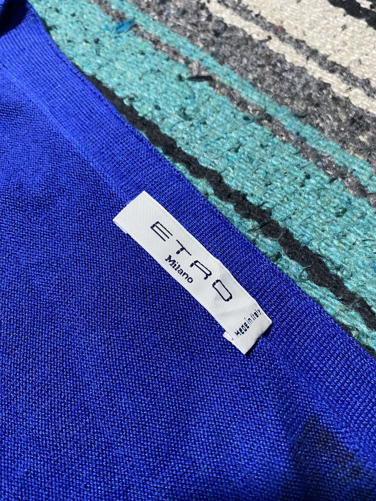 Etro Etro Paisley Jacquard Cardigan In Blue Size US M / EU 48-50 / 2 - 2 Thumbnail