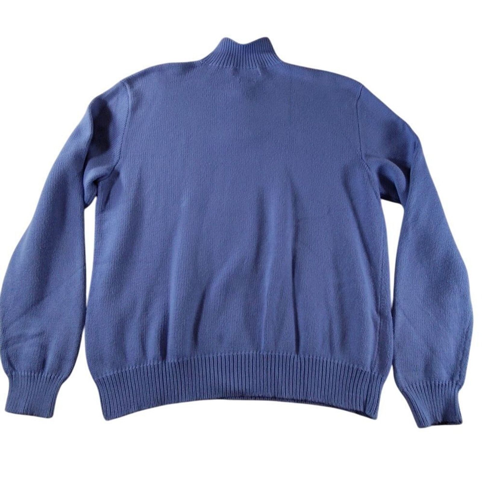 Polo Ralph Lauren Vintage Polo Ralph Lauren Men's XL 1/4 Zip Mock Neck Sweater Size US XL / EU 56 / 4 - 3 Thumbnail