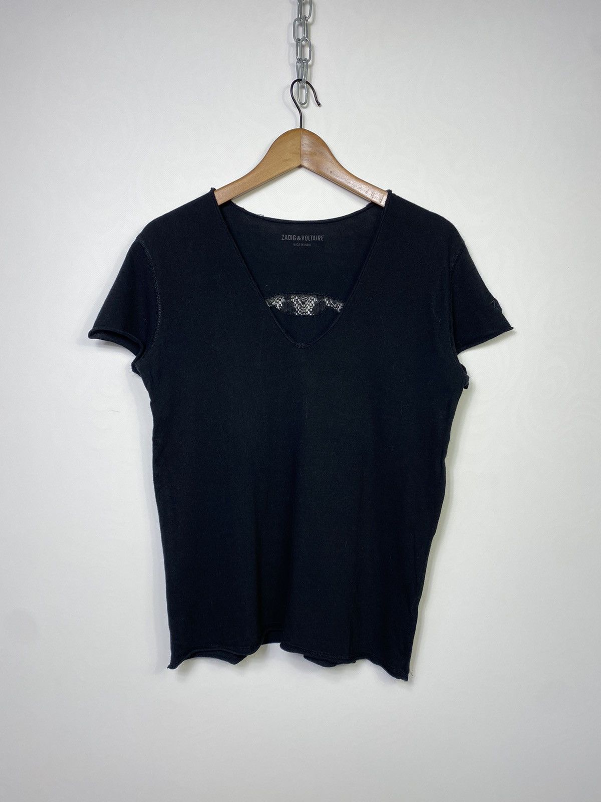 Zadig & Voltaire Zadig Voltaire Skull Logo T-shirt Alexander McQueen Style Size L / US 10 / IT 46 - 8 Thumbnail