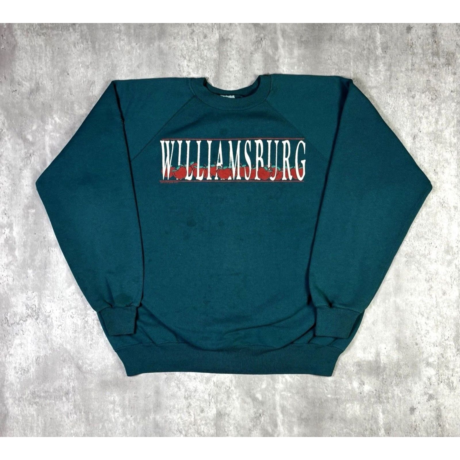Hanes VINTAGE Hanes Sweatshirt Blue Raglan Crewneck XL 90s Mens Pullover Fleece Graphic Print Logo Galaxy Size US XL / EU 56 / 4 - 2 Thumbnail