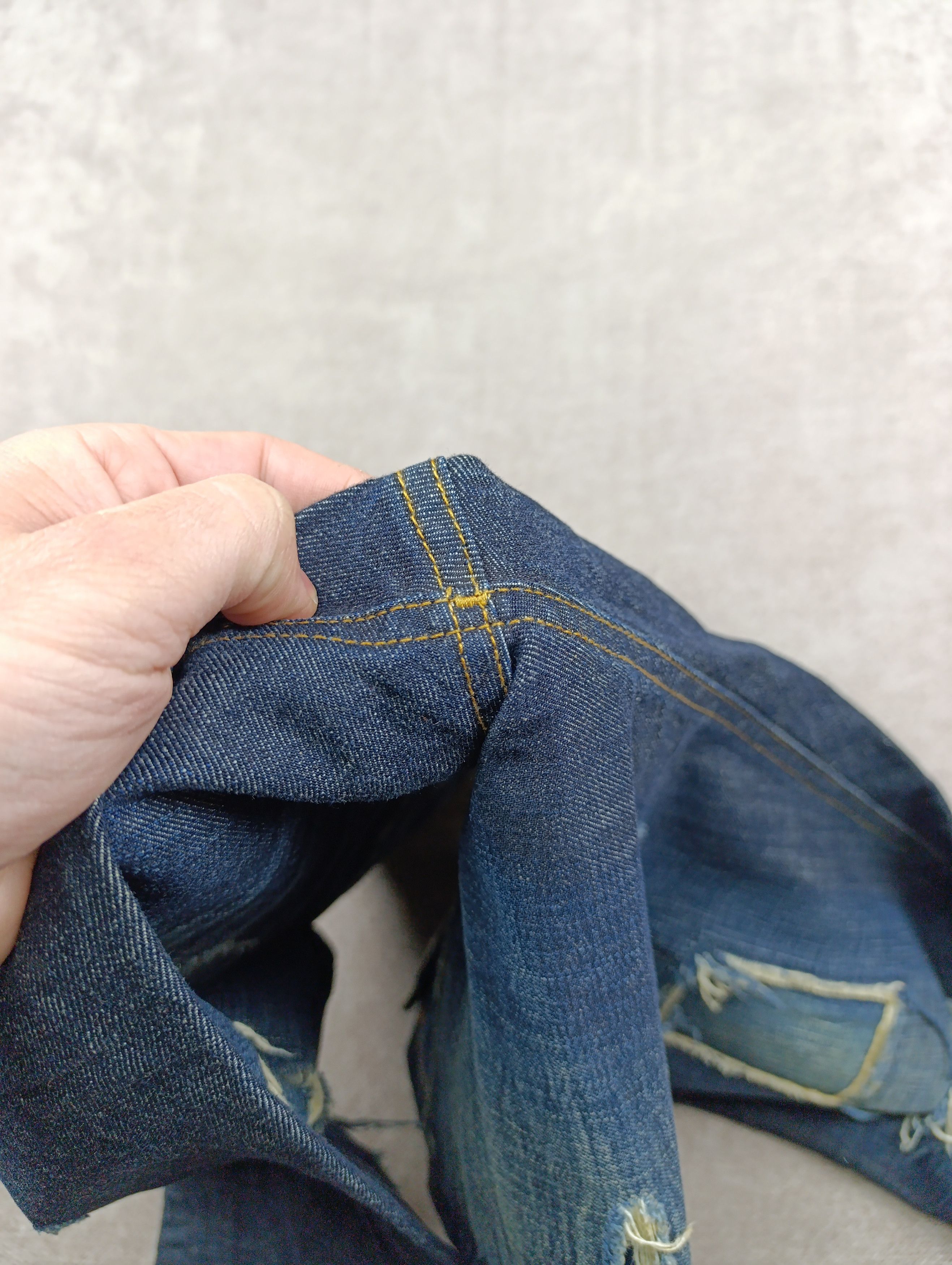 Dolce & Gabbana Dolce & Gabbana Distressed Indigo Denim Pants Jeans Size US 33 - 8 Thumbnail