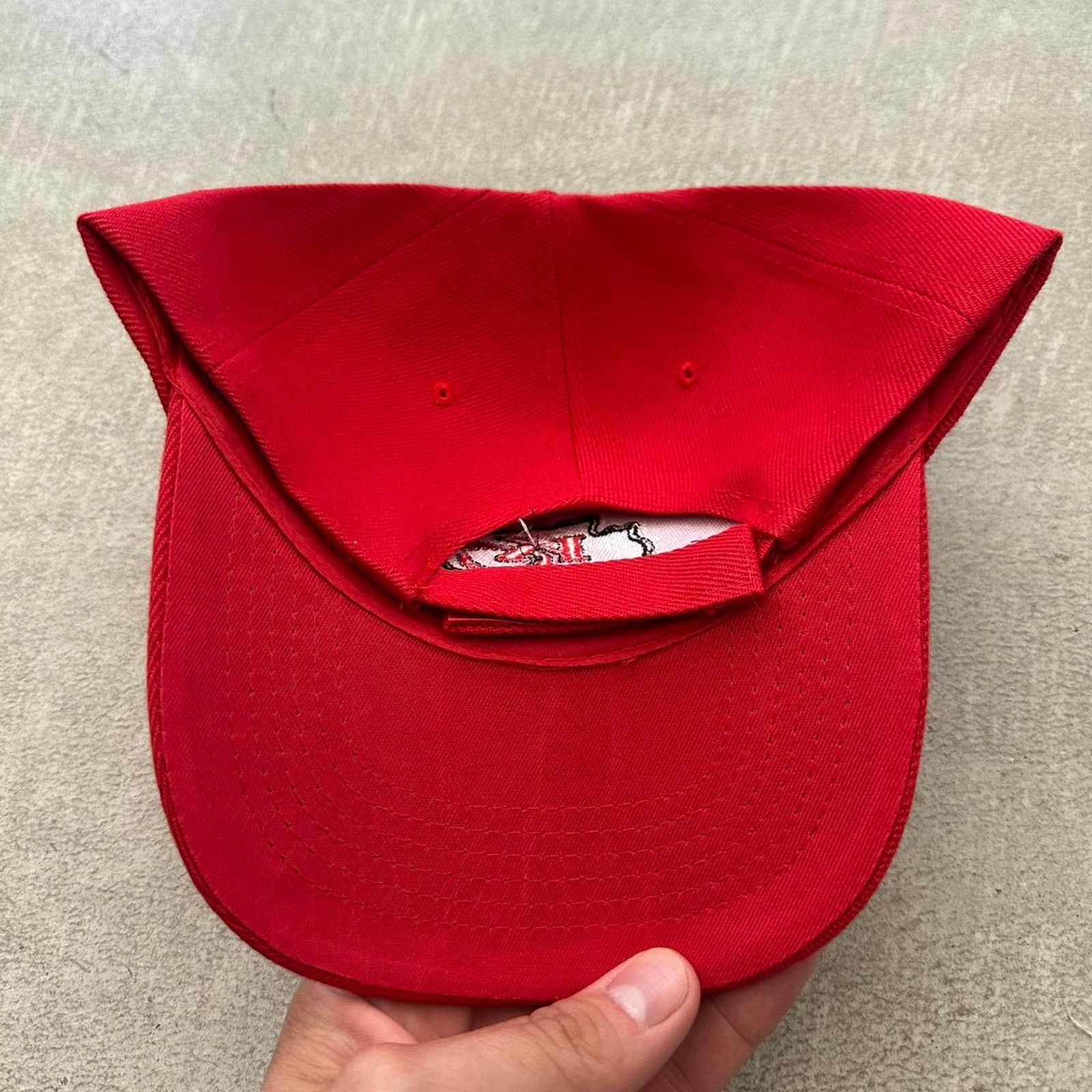 NFL Y2k Kansas City Chiefs Strapback Hat Size ONE SIZE - 2 Thumbnail
