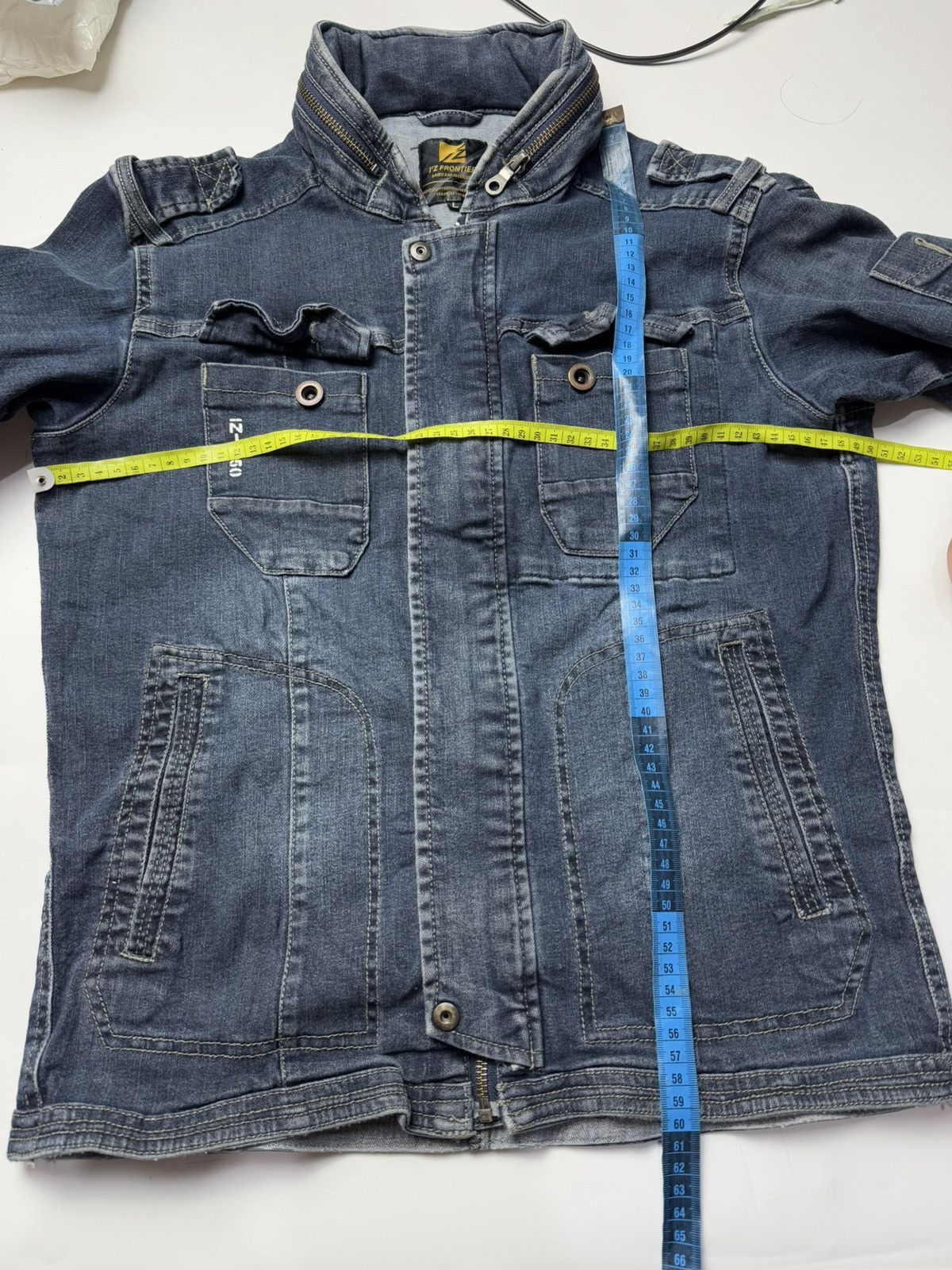 If Six Was Nine × Japanese Brand × Le Grande Bleu (L.G.B.) Bono Denim Jacket Iz Frontier Goa Style Japanese Size US M / EU 48-50 / 2 - 9 Thumbnail