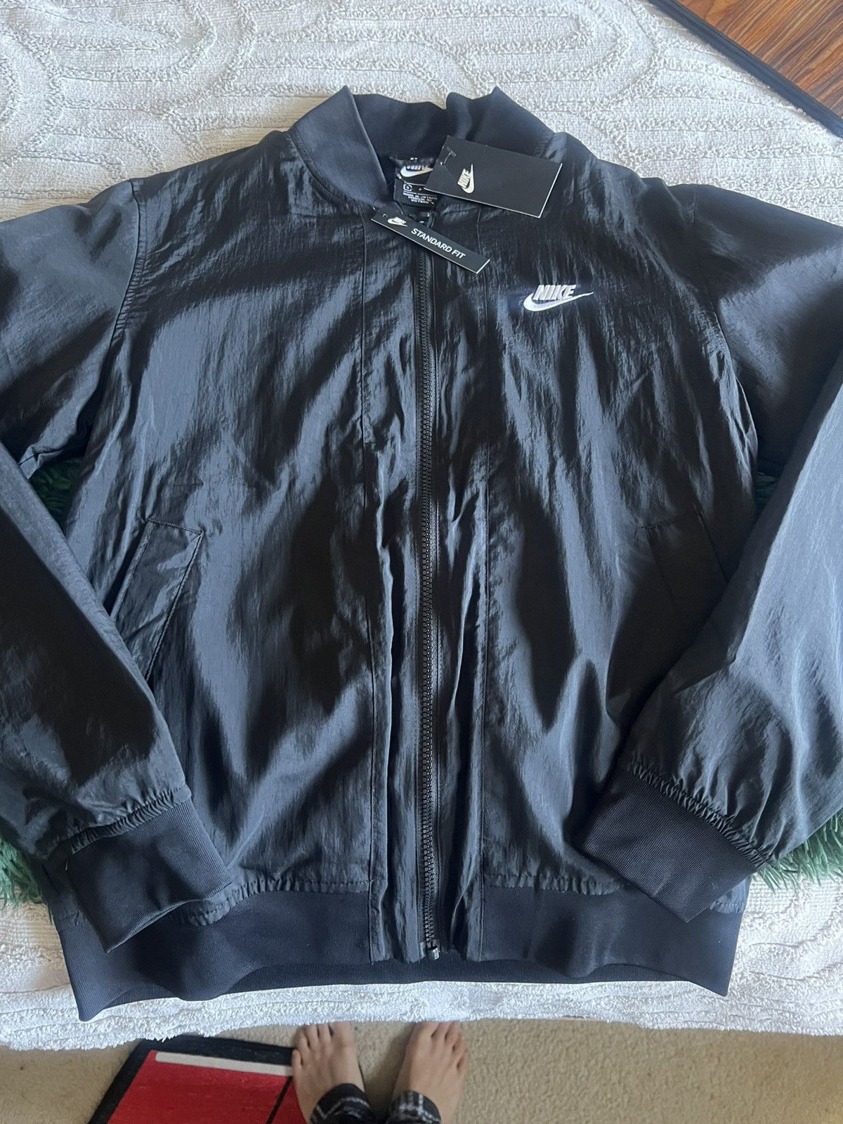 Nike Nike Sportswear Nylon Bomber Jacket Size Small Size US S / EU 44-46 / 1 - 1 Thumbnail