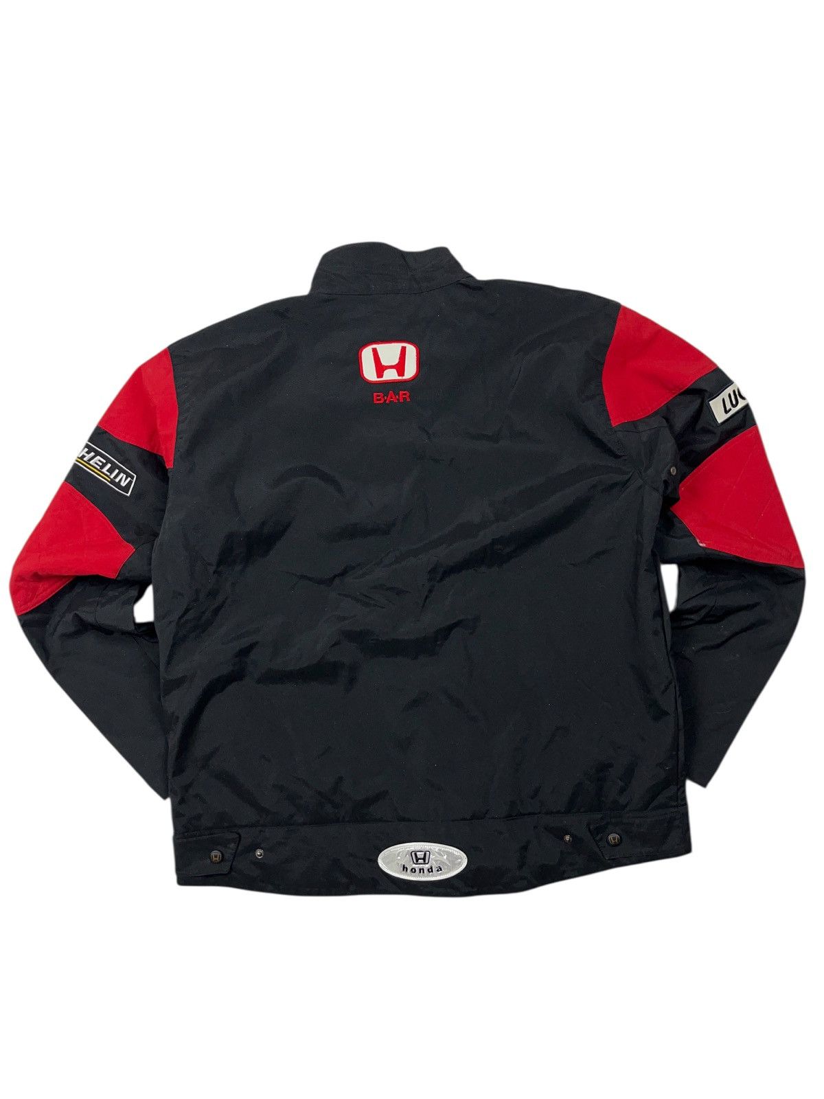 Honda Vintage Honda Nylon Racing Jacket Lucky Strike y2k Michelin Size US XL / EU 56 / 4 - 2 Thumbnail