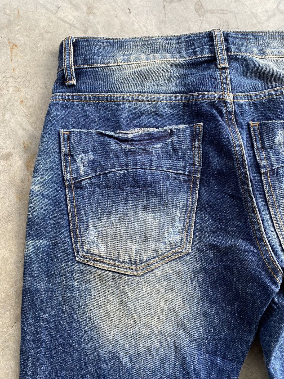 Hysteric Glamour × Japanese Brand × Tornado Mart Flare Jeans DPSR Mud Rusty Distressed Denim Size US 32 / EU 48 - 8 Thumbnail