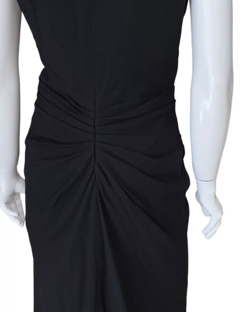 Dior 2008 CHRISTIAN DIOR DRAPED DRESS BLACK SIZE 44 US 8 Size M / US 6-8 / IT 42-44 - 5 Thumbnail