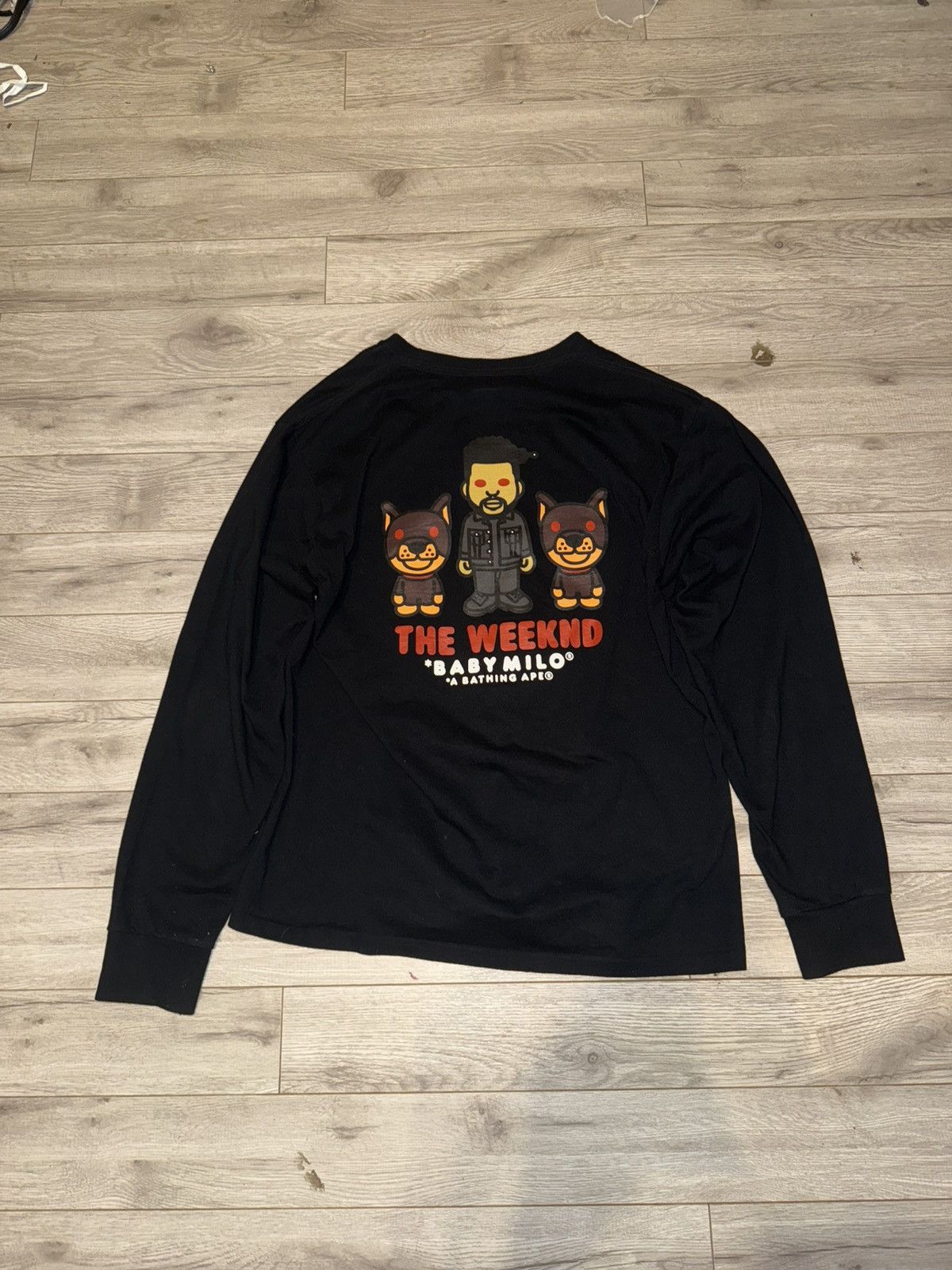 Bape bape x the weekend black longsleeve Size US L / EU 52-54 / 3 - 1 Thumbnail