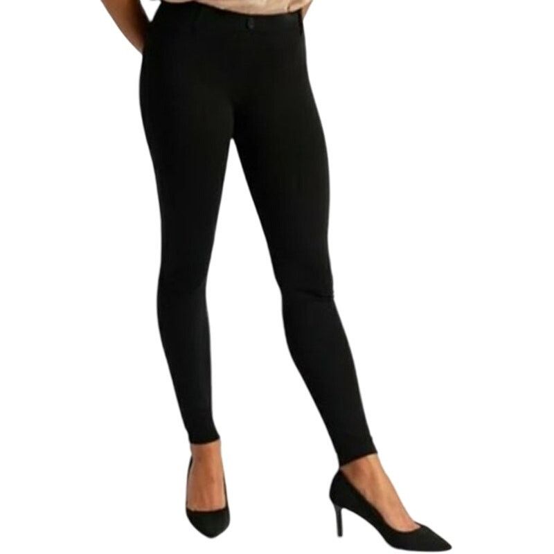 Betabrand Classic Dress Yoga Pants Skinny Faux Pockets M