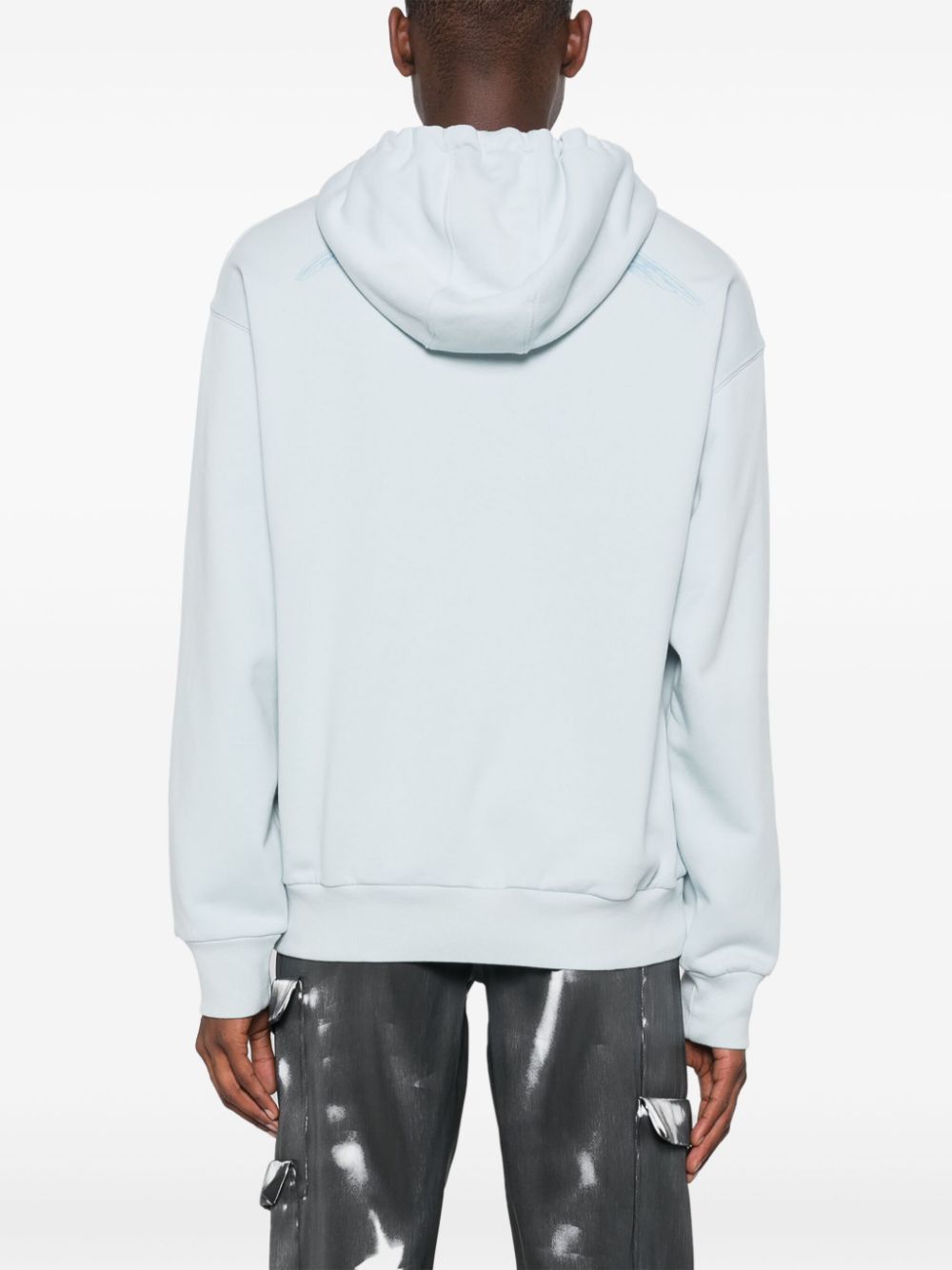 Givenchy o1h1sh11224 Boxy Fit Hoodie With Pocket in Sky Blue Size US XXL / EU 58 / 5 - 4 Thumbnail