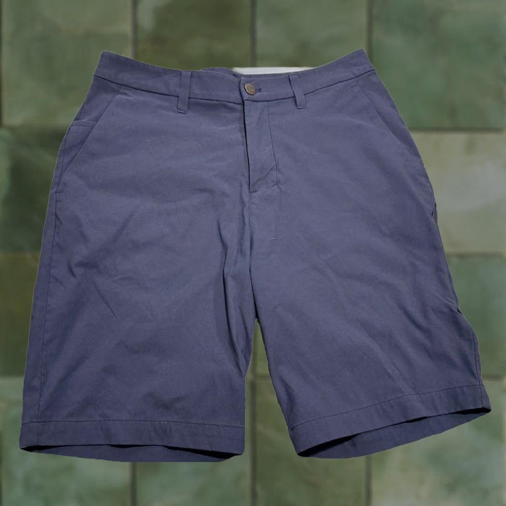 Lululemon Lululemon ABC Classic Fit Golf Shorts Blue Mens Casual 31 Chino Flat Front Pockets 9 Inseam Mid Rise Regular Size Type Slim? Size US 31 - 1 Thumbnail