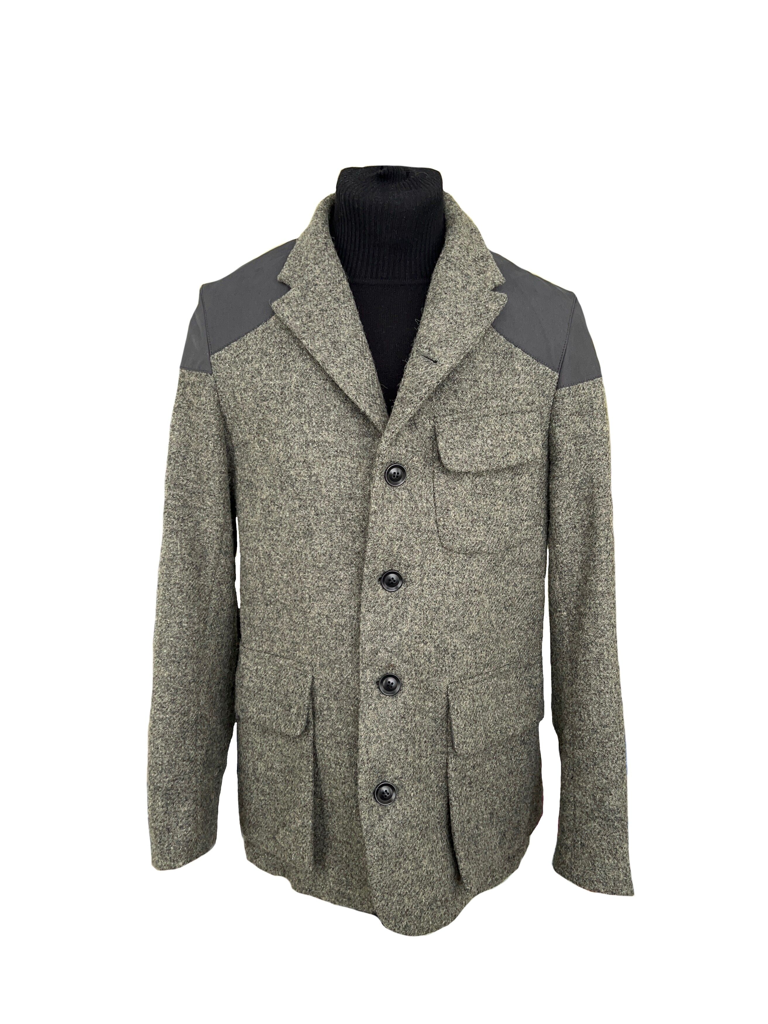 Vintage Nigel Cabourn Harris Tweed Mallory Military Jacket Coat | Grailed