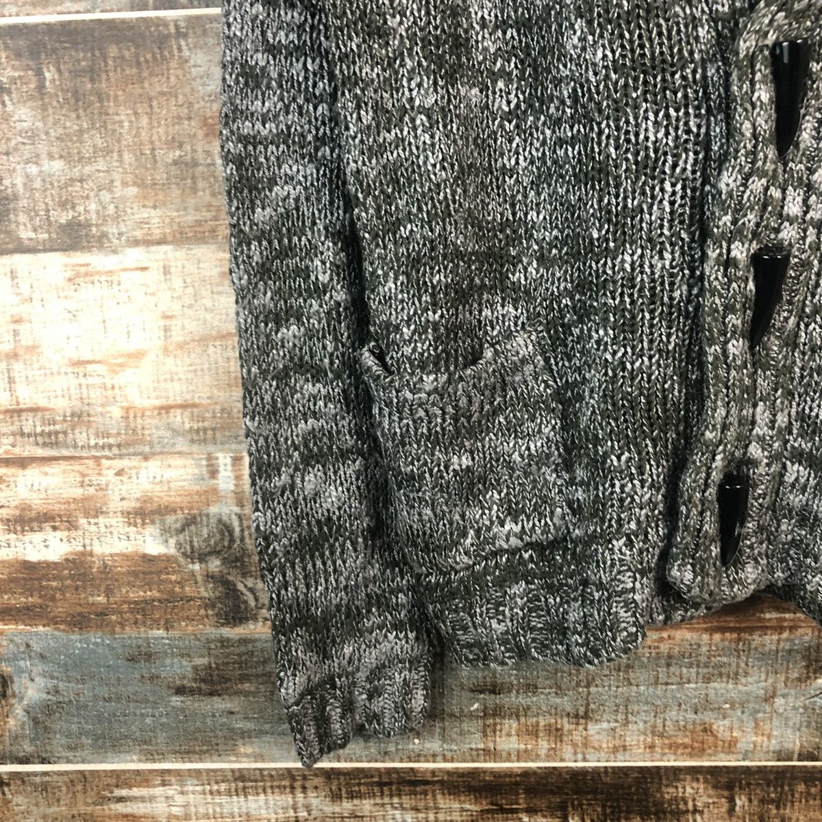 Homespun Knitwear × NANO universe DL Nano Universe Gray Cardigan Knitwer #C542 Size S / US 4 / IT 40 - 7 Thumbnail