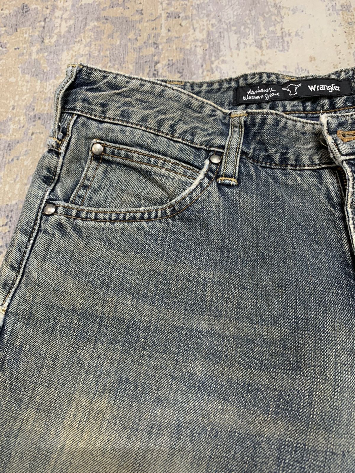 If Six Was Nine Vintage 90s Wrangler Jeans Rusty Straight Leg Denim Size US 30 / EU 46 - 5 Thumbnail