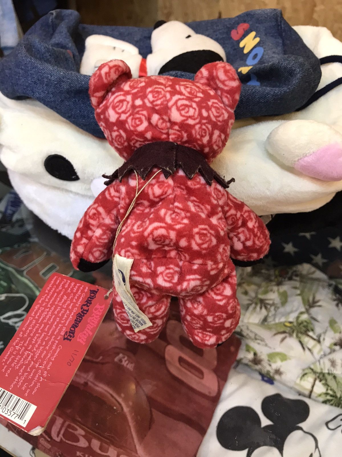 Grateful Dead × Liquid Blue × Vintage Beauty Grateful Dead Bean Bear Collectibles Liquid Blue Toy Size ONE SIZE - 3 Thumbnail