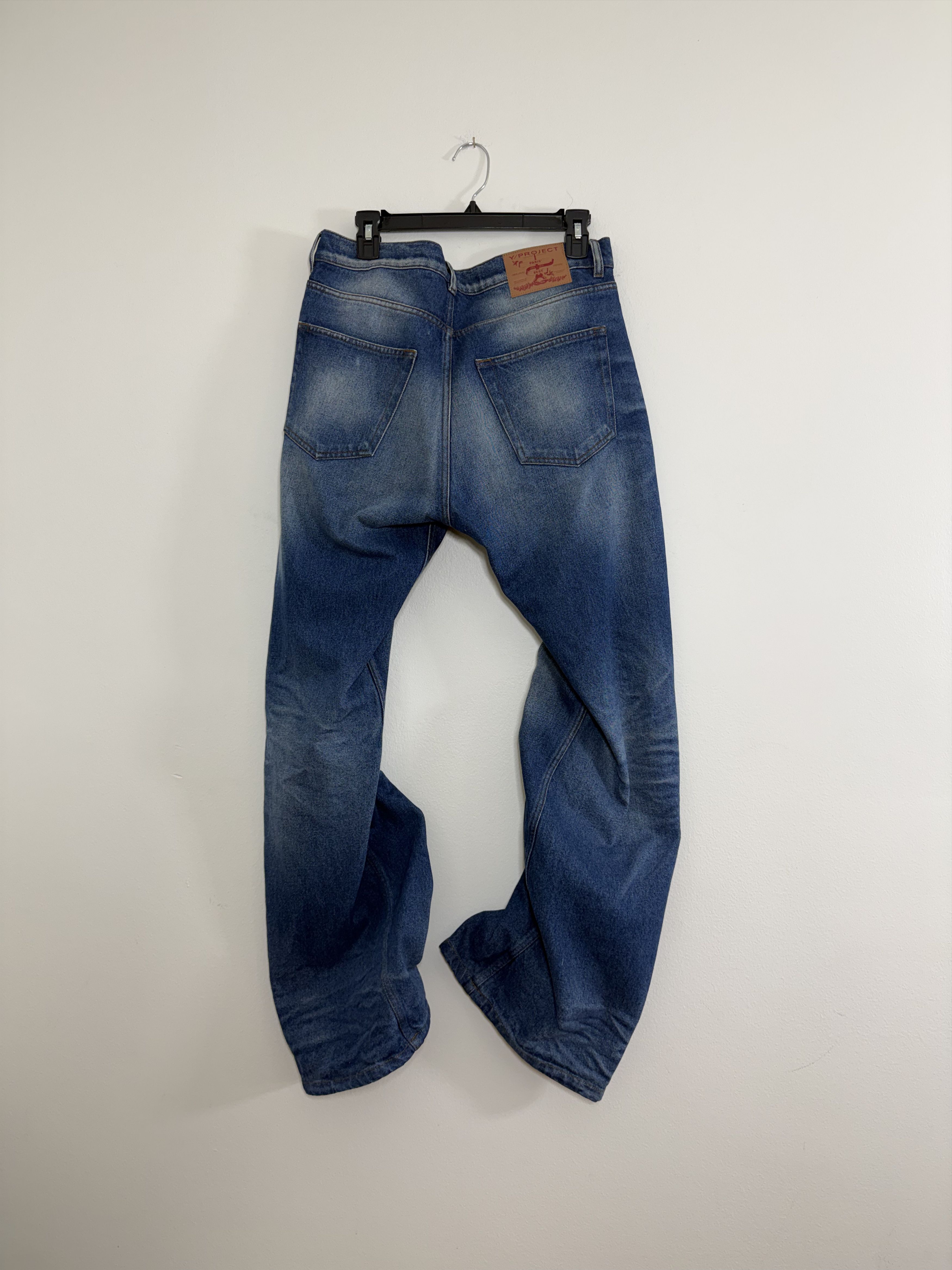 Y/Project Wired Blue Denim Jeans Size US 30 / EU 46 - 5 Thumbnail