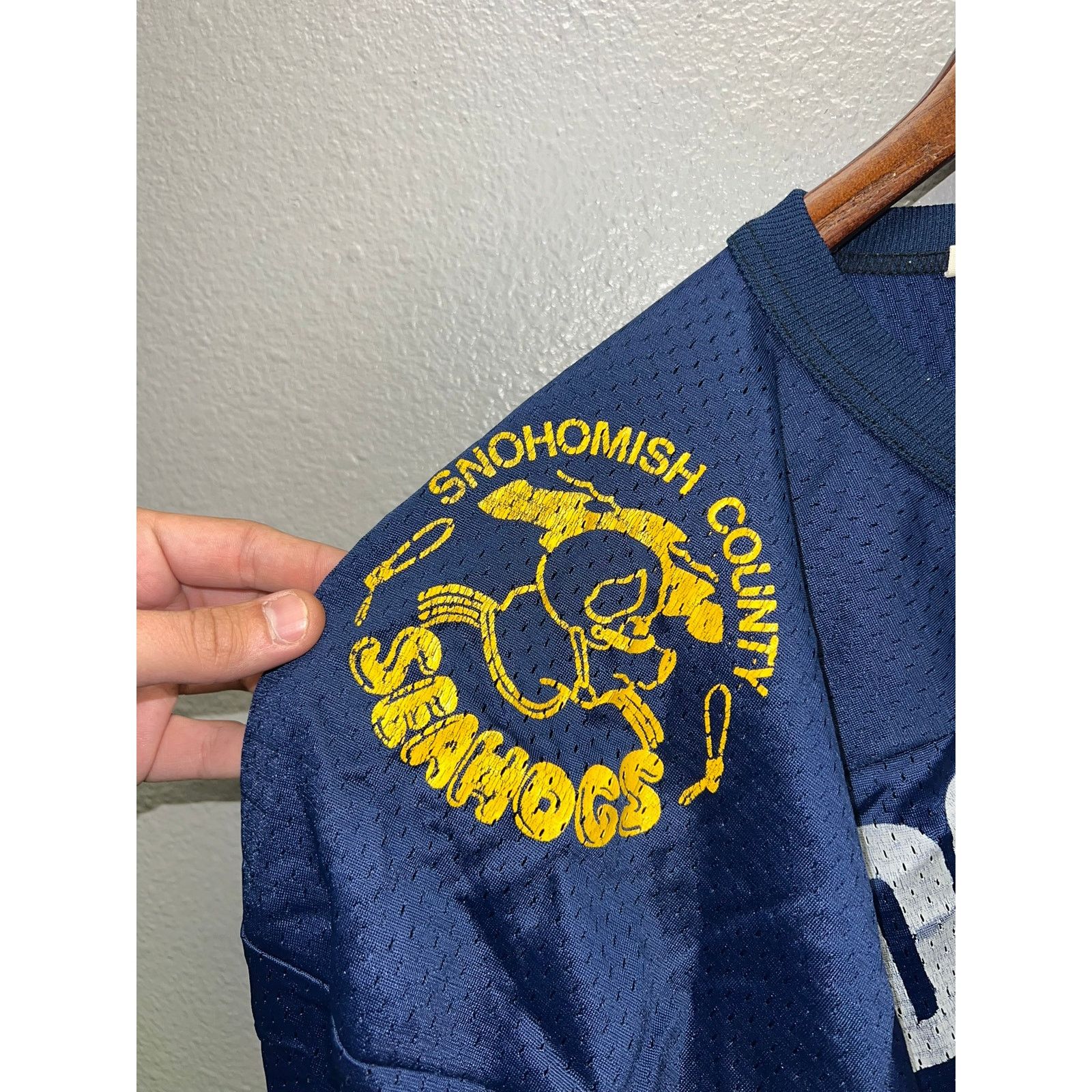 Vintage Vintage Fraternity Fuzzbowl Jersey Snohomish Seahogs 80s L Size US L / EU 52-54 / 3 - 2 Thumbnail