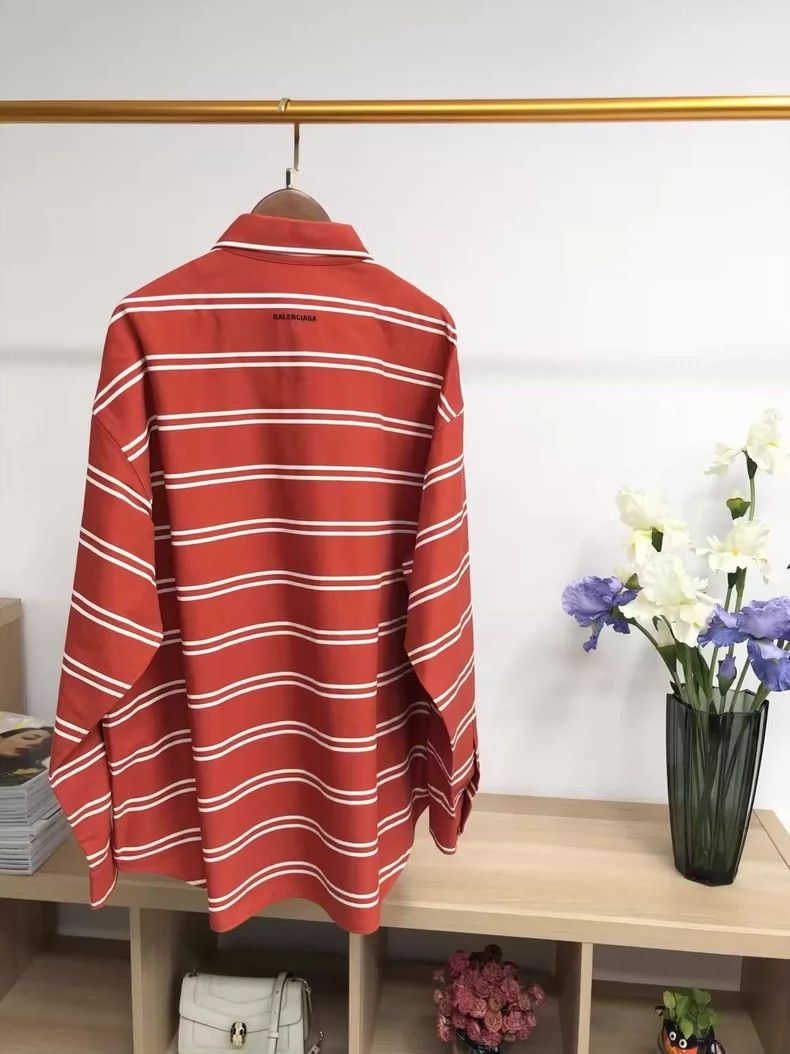 Balenciaga Balenciaga size 38 Striped color-block shirt 2504-Nextarro Size US M / EU 48-50 / 2 - 2 Thumbnail