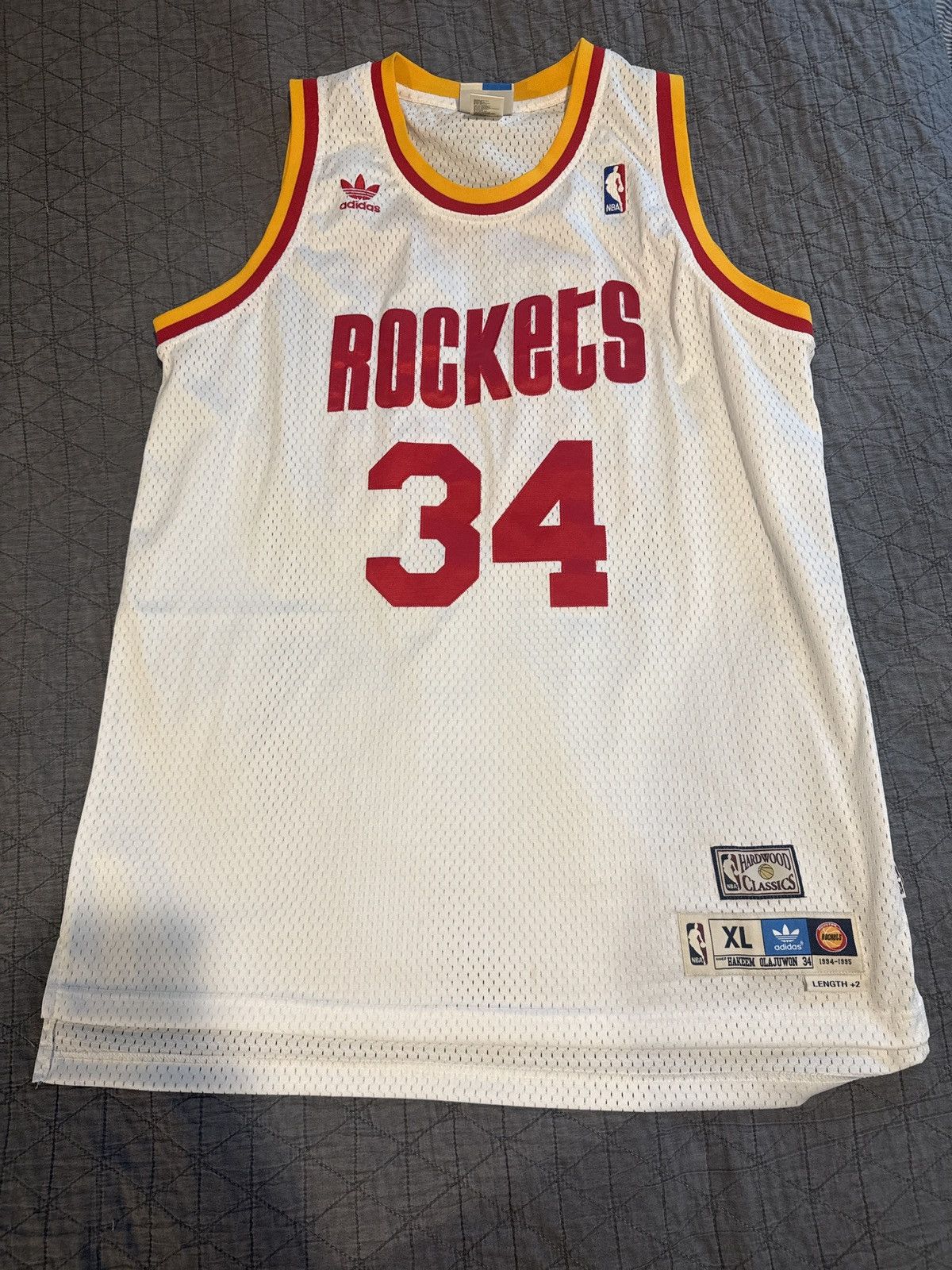 Adidas Houston Rockets hakeem olajuwon Size US XL / EU 56 / 4 - 1 Thumbnail