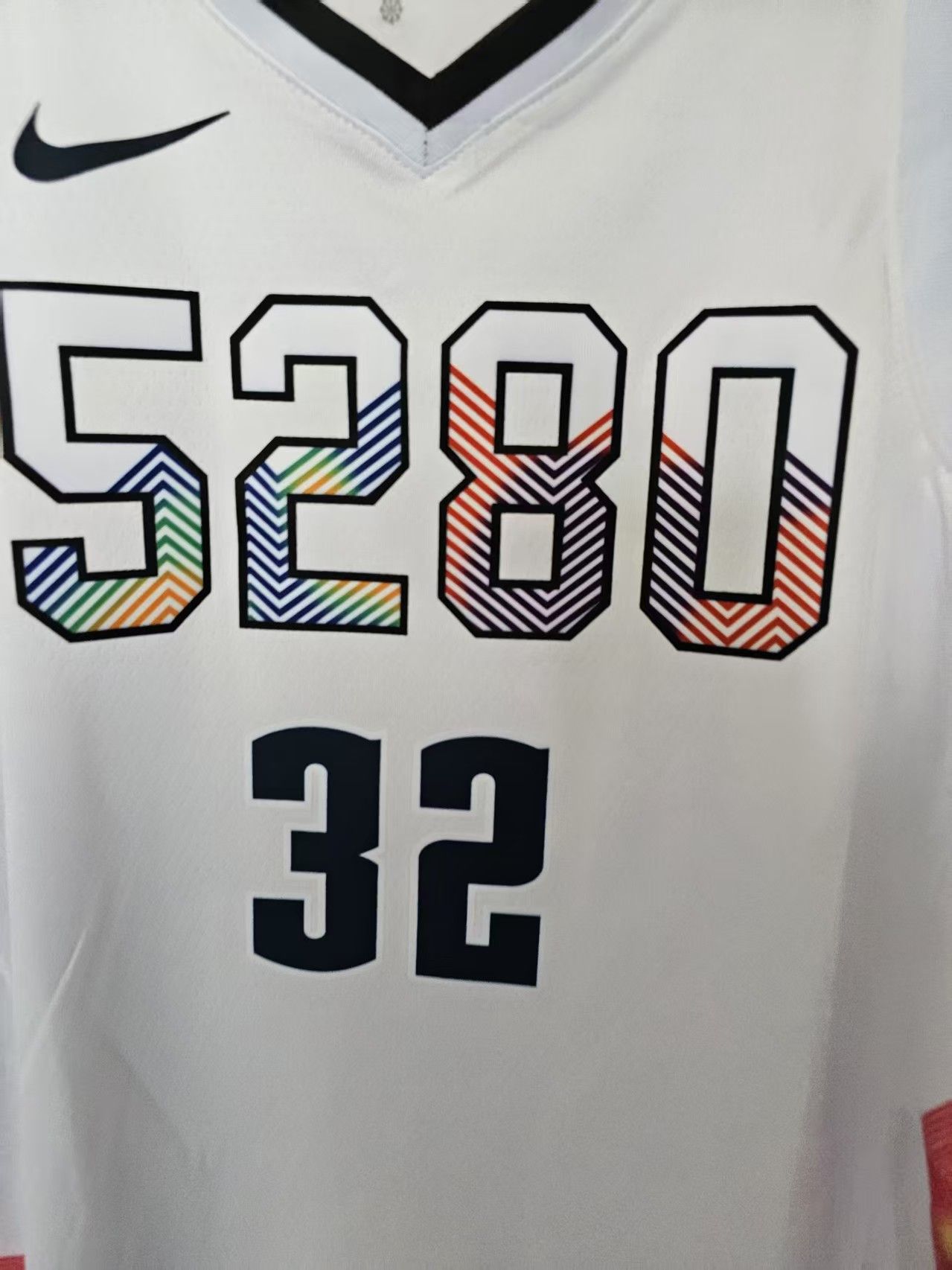 NBA Denver Nuggets 32 Aaron Gordon Jersey White Size US M / EU 48-50 / 2 - 4 Thumbnail