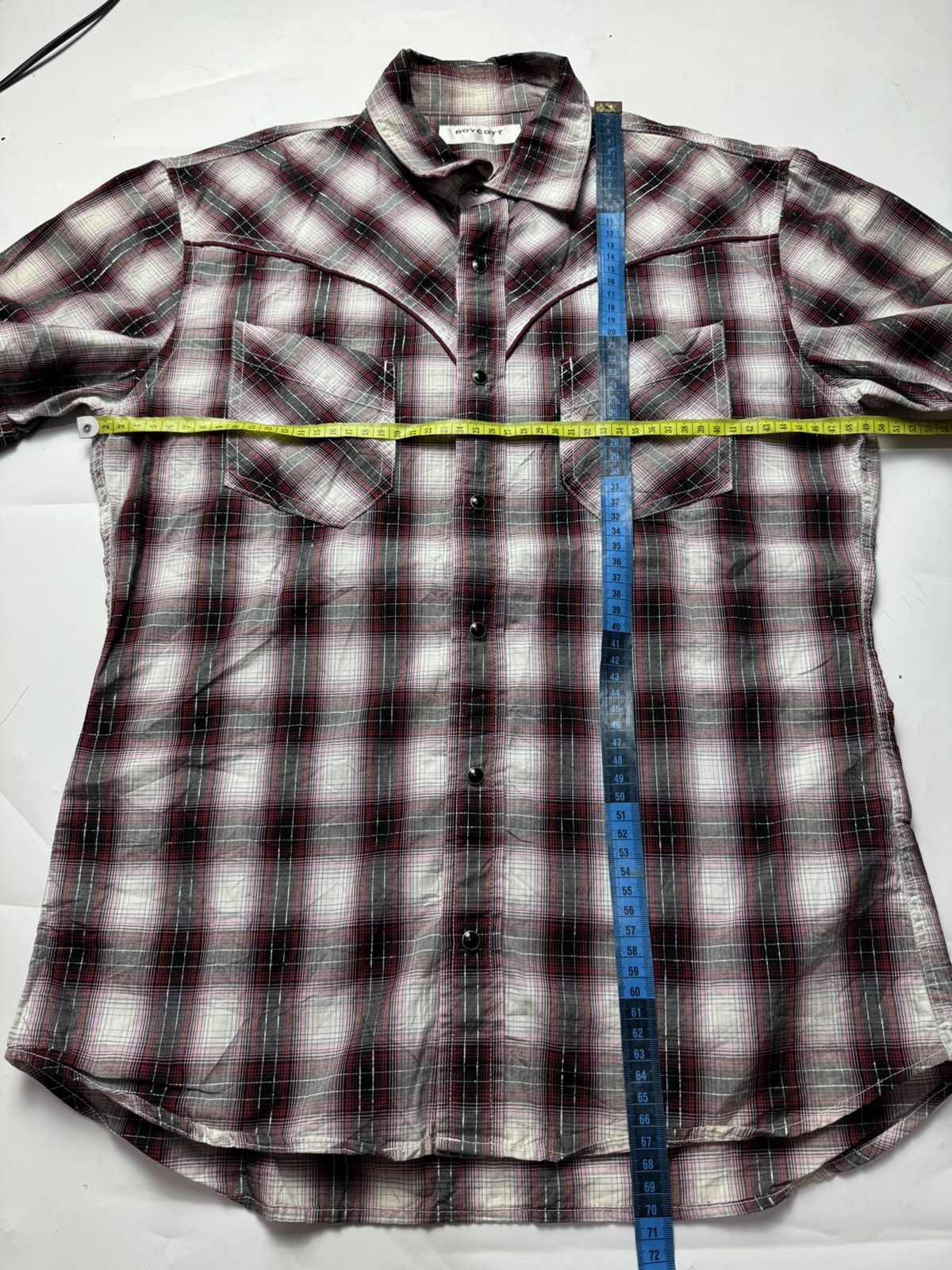 If Six Was Nine × Japanese Brand × Le Grande Bleu (L.G.B.) 2000s Westren Boycott Shirt Semanticdesign Tornado style Size US M / EU 48-50 / 2 - 8 Thumbnail