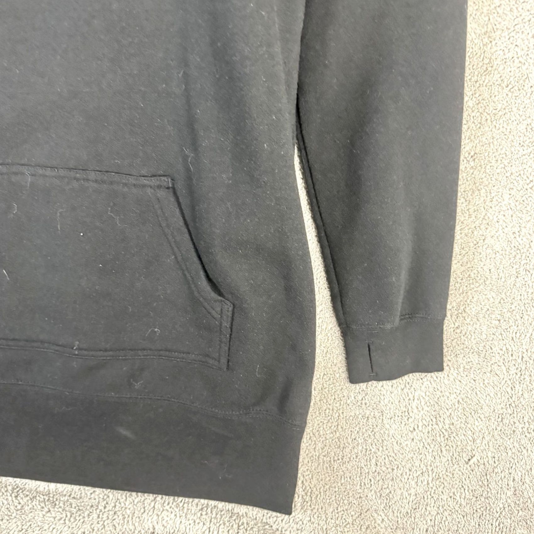 Harley Davidson Harley-Davidson Hoodie Womens Large Black Pullover Fleece Tunic Rommel Annapolis Front Graphic Logo Back Nautical Anchor Crab Size L / US 10 / IT 46 - 3 Thumbnail