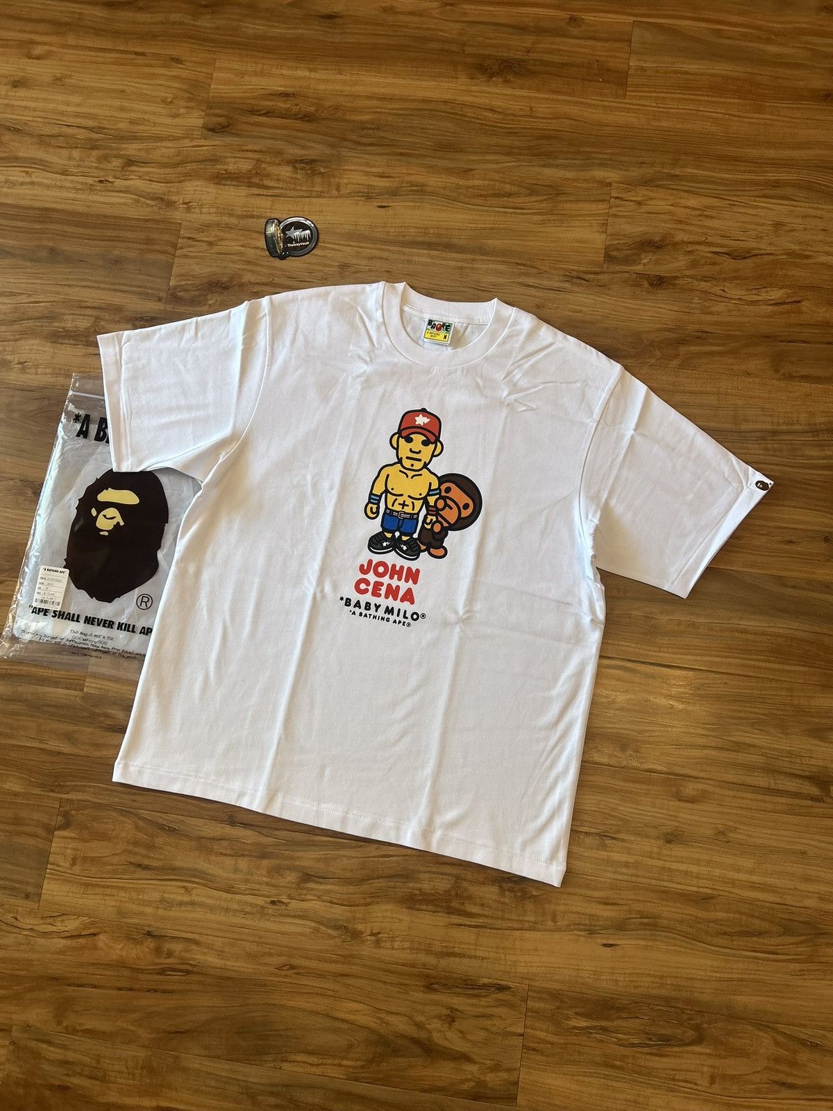 Bape BAPE X WWE John Cena Baby Milo Tee Size US M / EU 48-50 / 2 - 2 Thumbnail