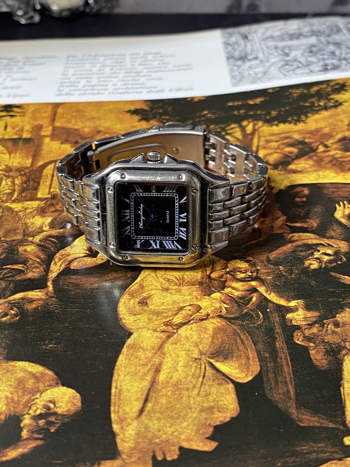 Jewelry Tank Watch Square Dial Classic Style Size ONE SIZE - 3 Thumbnail