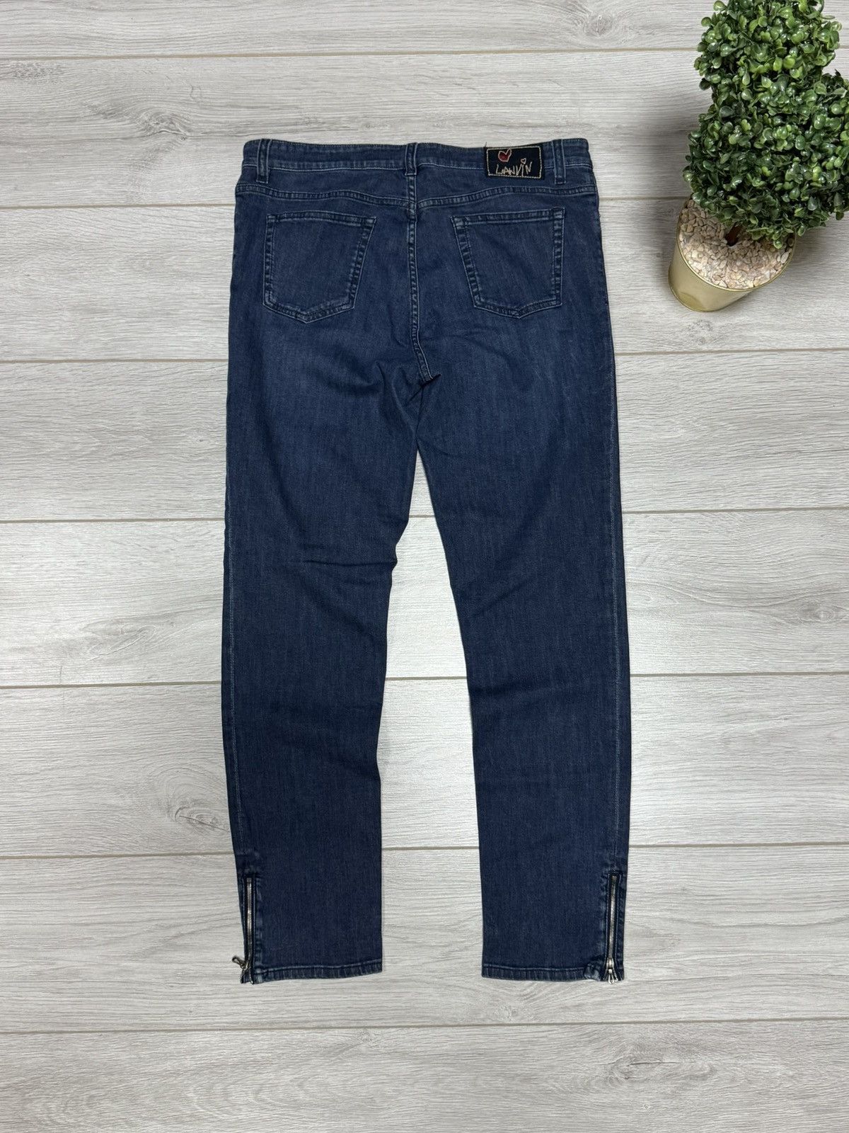 Lanvin Lanvin denim pants jeans zippers Italy Size US 32 / EU 48 - 3 Thumbnail