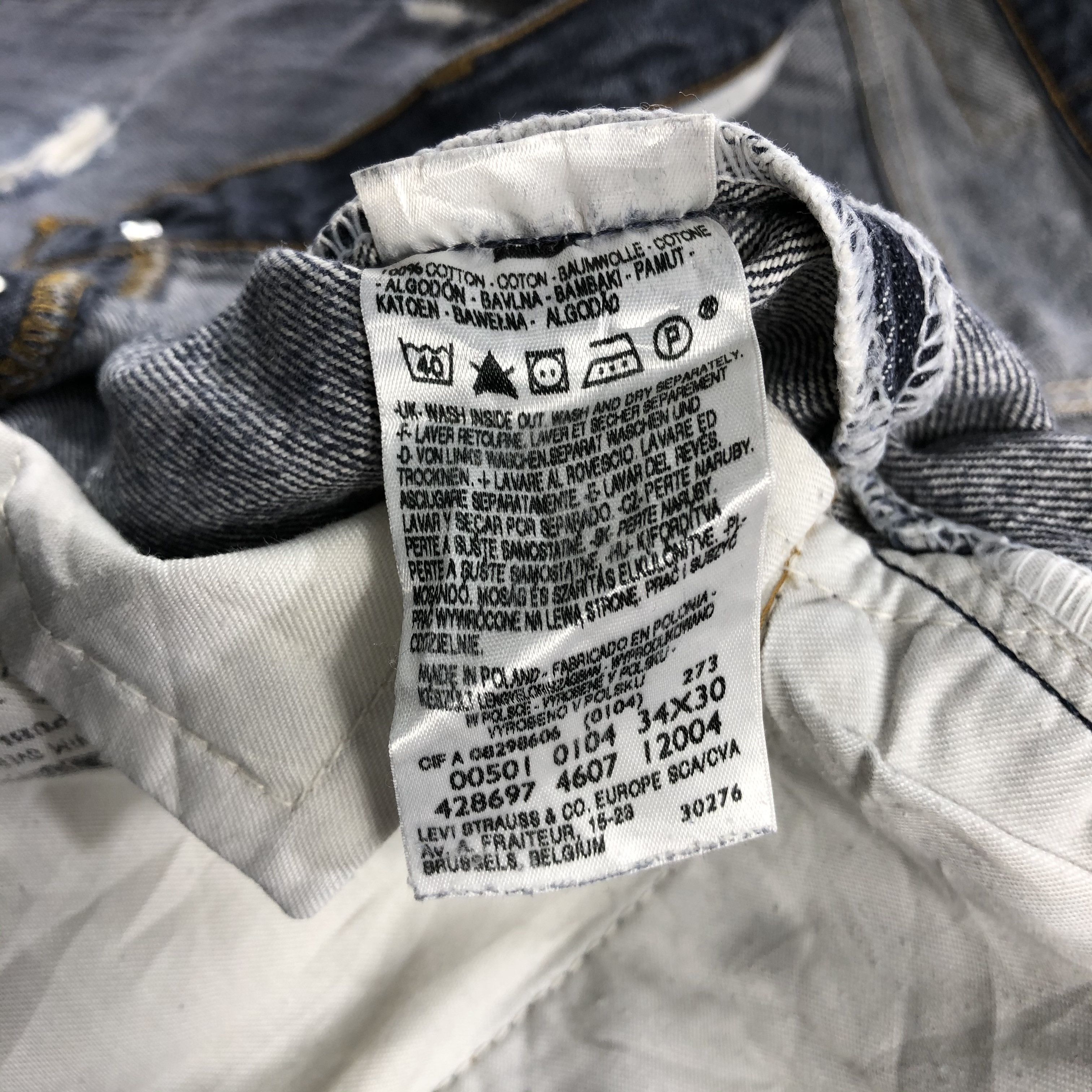 Levi's Vintage Levis 501 Jeans-JM2634 Size US 34 / EU 50 - 15 Thumbnail