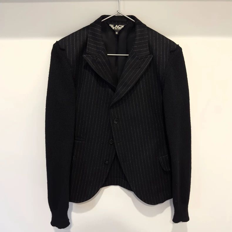 Comme des Garcons Comme des garcons black wool patchwork coat 2505-Nextarrow Size US S / EU 44-46 / 1 - 1 Thumbnail