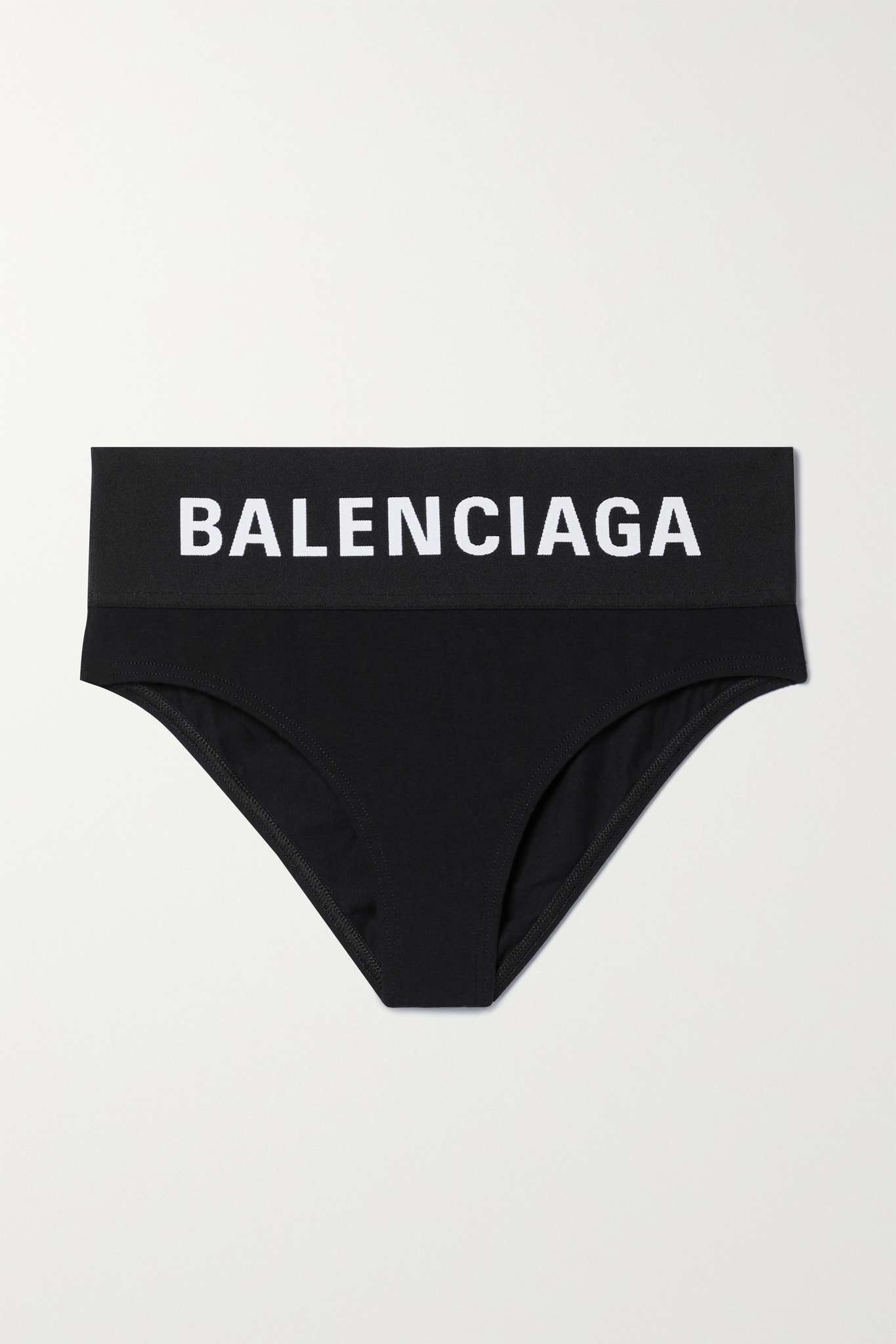 Balenciaga o1la1rc1a0825 Size: L / Wide Elastic Briefs in Black Size ONE SIZE - 1 Thumbnail
