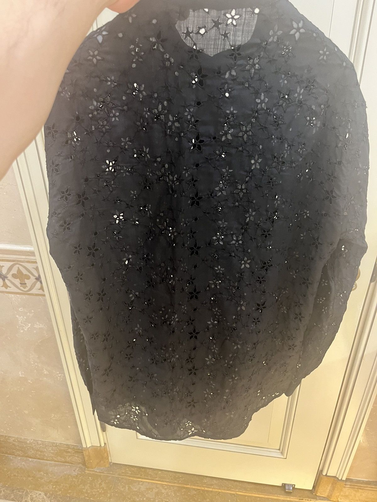 Saint Laurent Paris Star embroidery eyelet shirt collar size38 Size US S / EU 44-46 / 1 - 7 Thumbnail