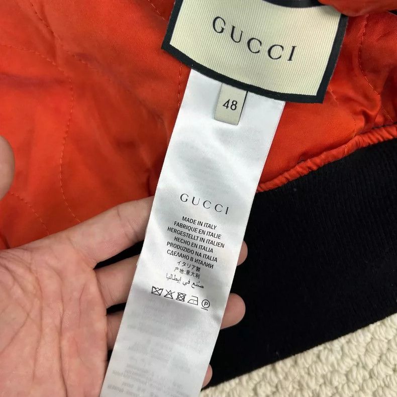 Gucci Gucci Wear Logo heavy embroidered baseball jacket on both Size US M / EU 48-50 / 2 - 5 Thumbnail