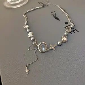 Jewelry Crystal Chains Choker Necklaces Size ONE SIZE - 3 Thumbnail