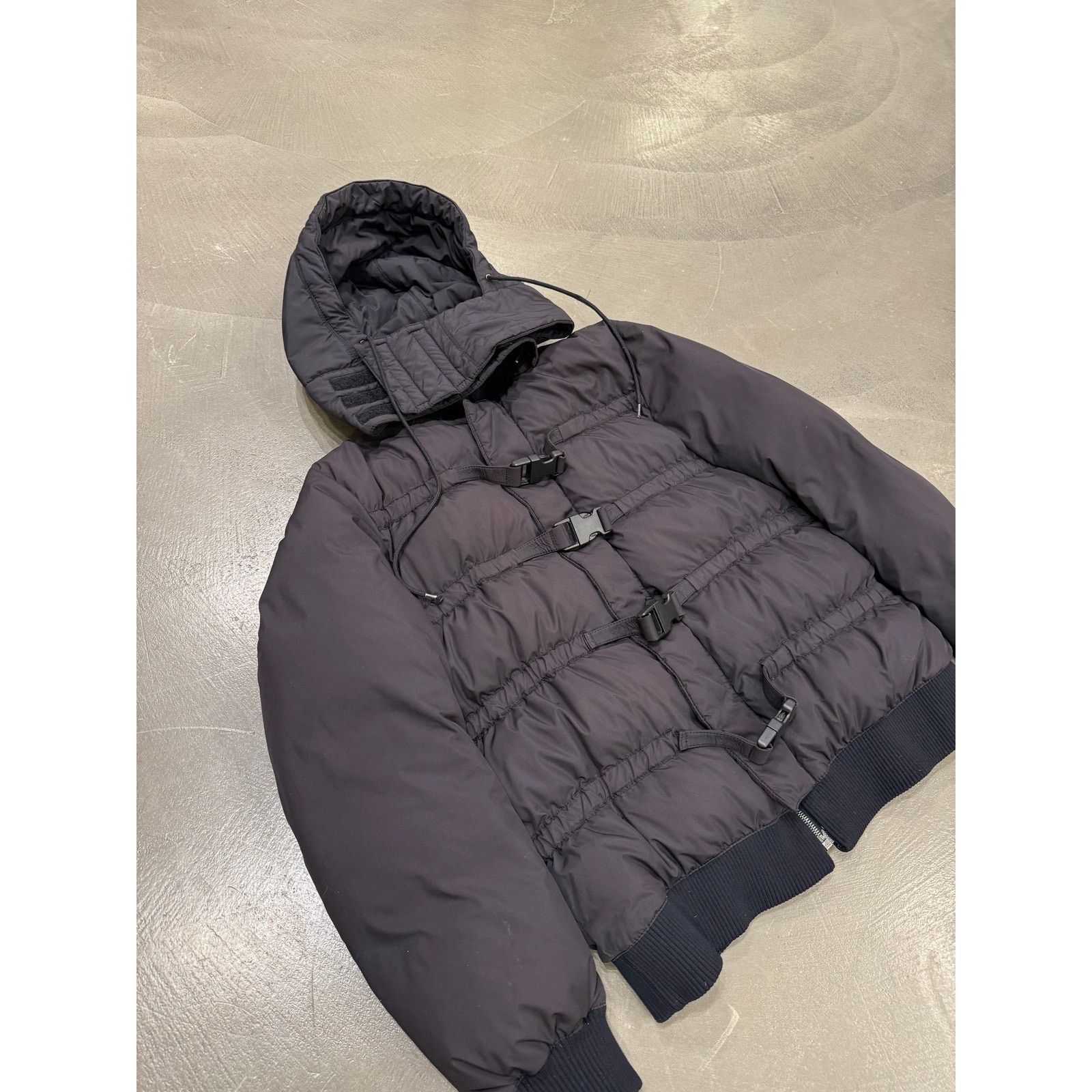 Helmut Lang 2005 Helmut Lang bondage belted puffer jacket Size US L / EU 52-54 / 3 - 6 Thumbnail
