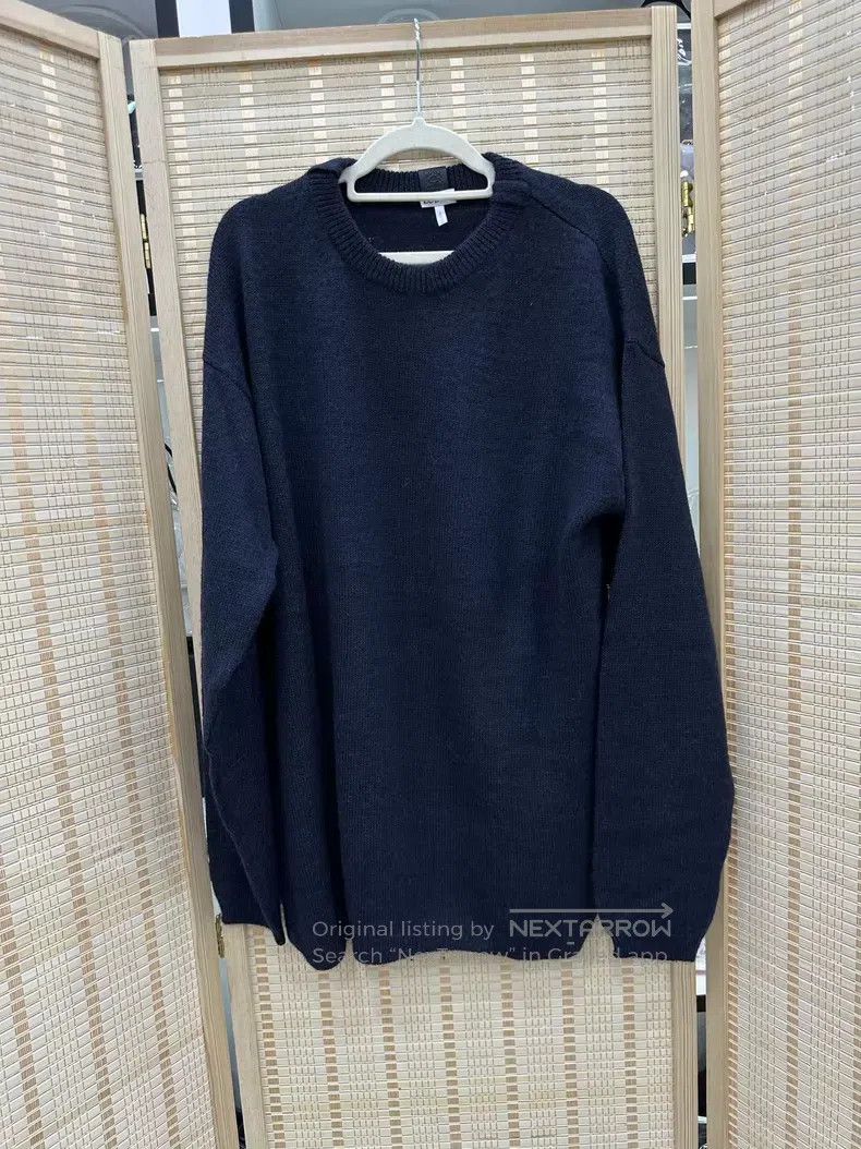 Loewe Loewe Long-sleeve black wool sweater Size US M / EU 48-50 / 2 - 1 Thumbnail