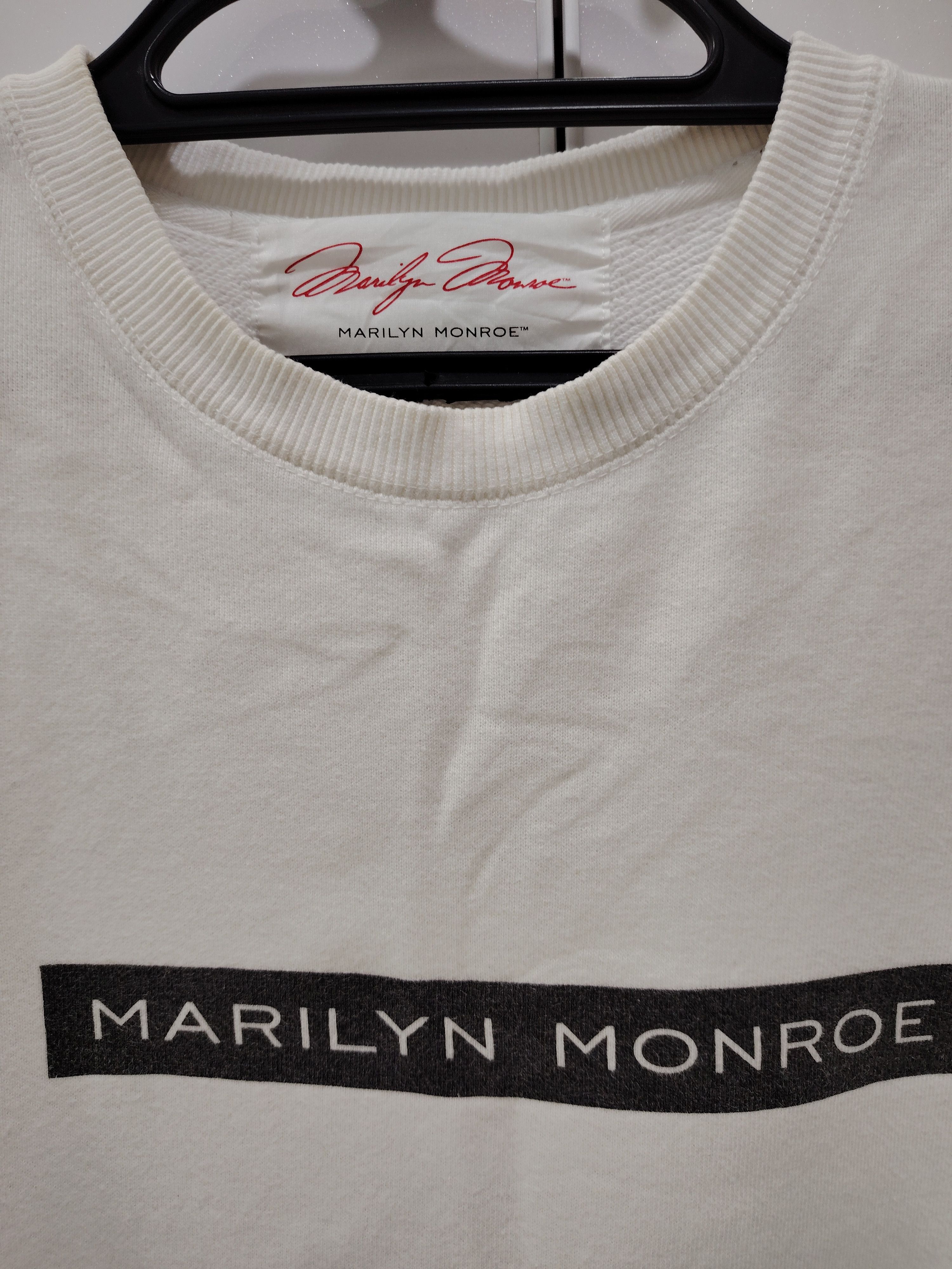 Designer Marilyn Monroe Box Logo Sweatshirt Size M / US 6-8 / IT 42-44 - 3 Thumbnail