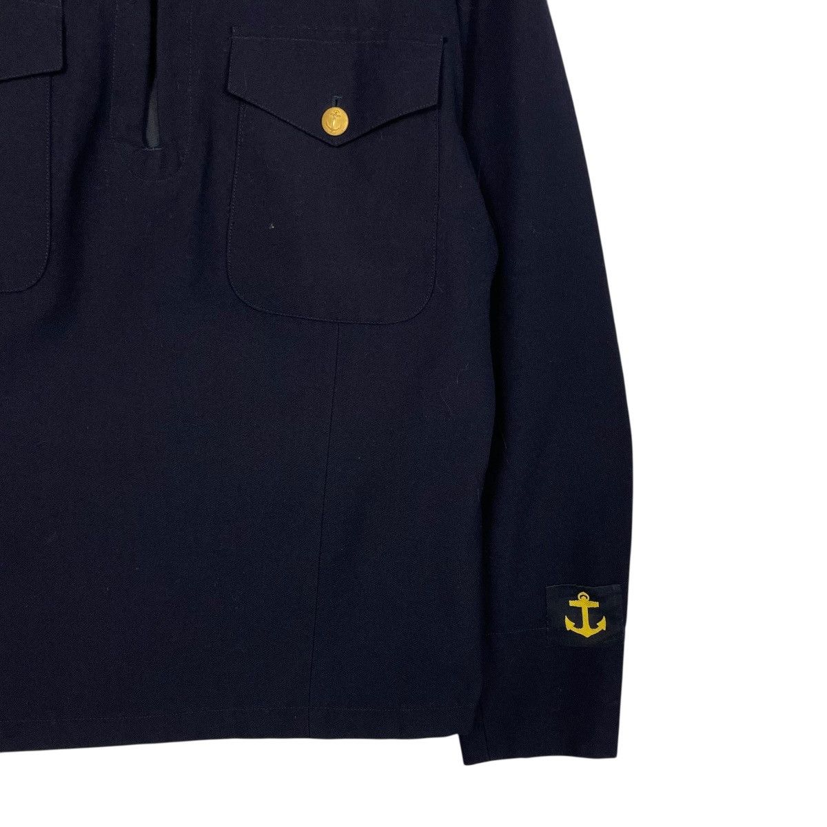 Vintage Vintage 70s Swedish Navy Sailor Pullover Size US M / EU 48-50 / 2 - 4 Thumbnail