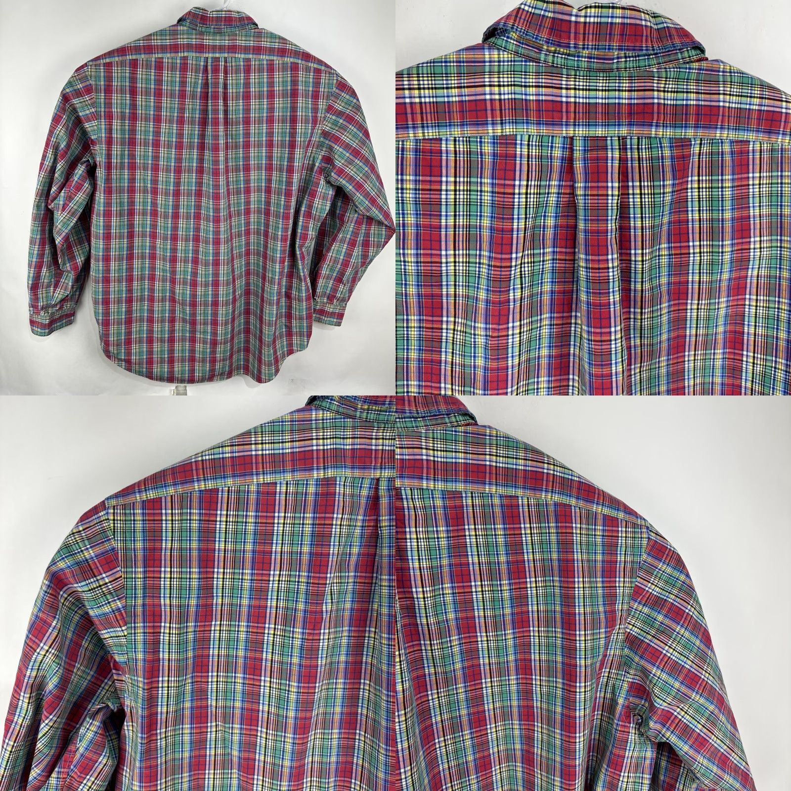 Polo Ralph Lauren VINTAGE Polo Ralph Lauren Mens Classic Fit Shirt XL Plaid Long Sleeve Button-Up Size US XL / EU 56 / 4 - 9 Thumbnail